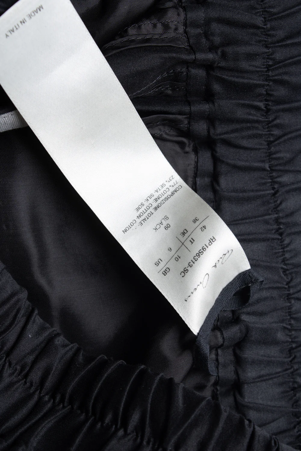 Women's Rick Owens, SS19 Babel satin twill pants in black - Image 7