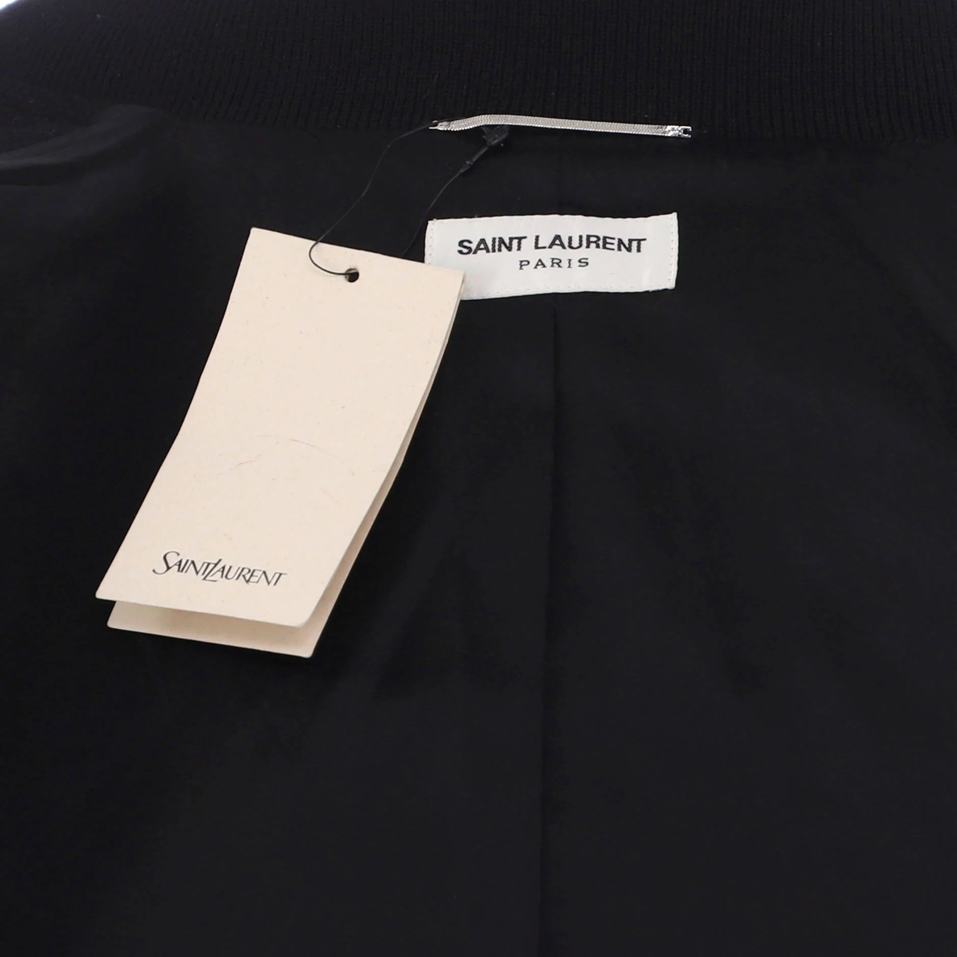 Men's Classic Teddy Bomber Jacket Wool Blend with Leather - Image 5