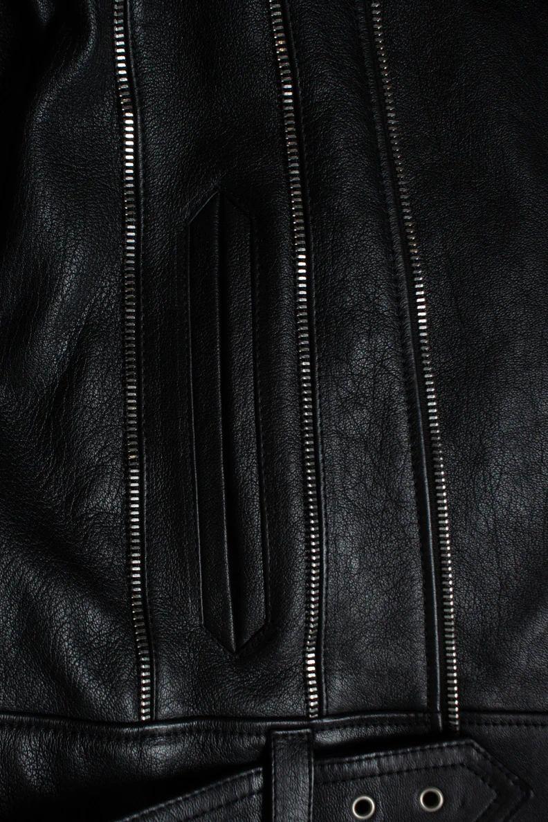 Men's Saint Laurent, 2015 multi zipper leather jacket - Image 5