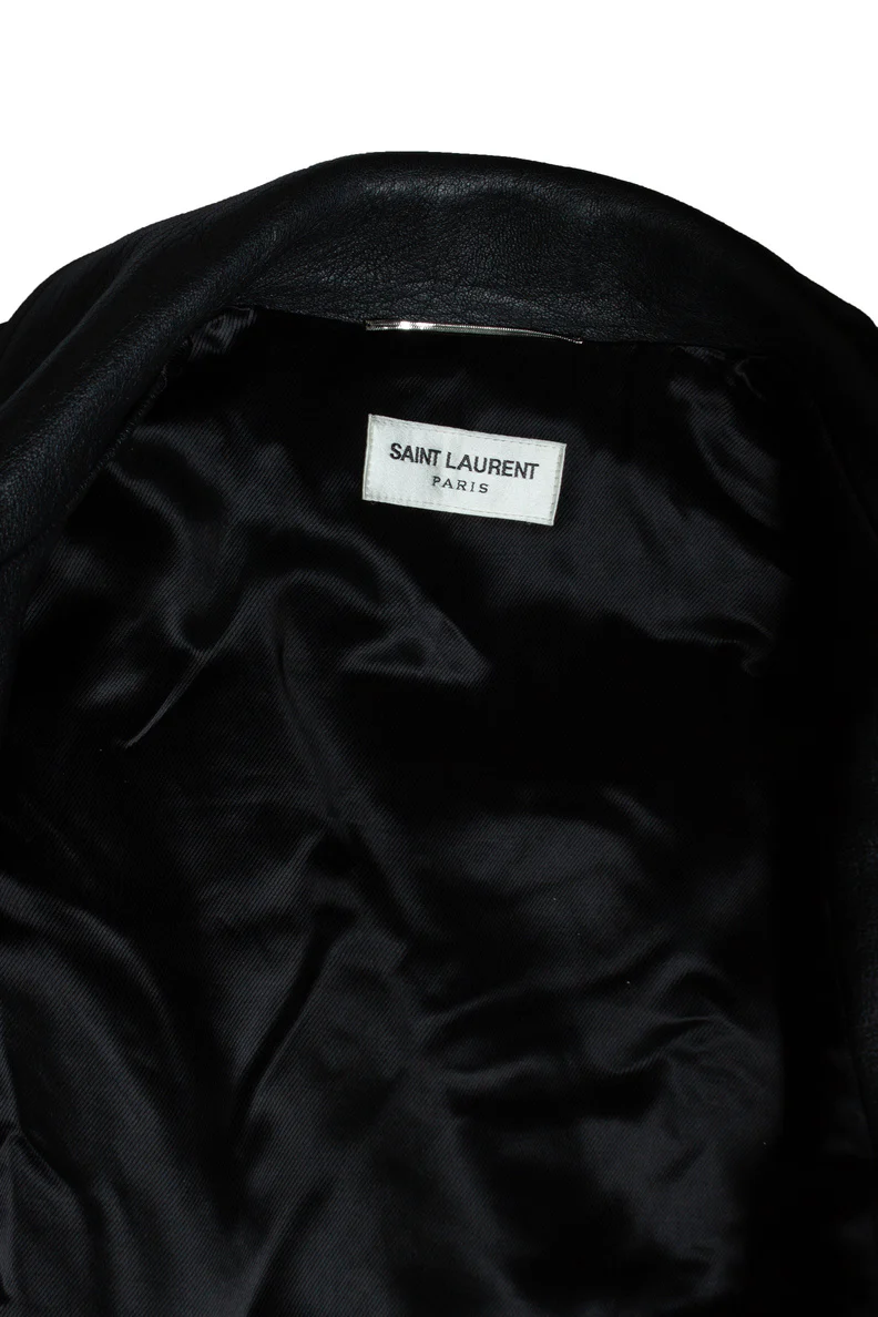 Men's Saint Laurent, 2015 multi zipper leather jacket - Image 7