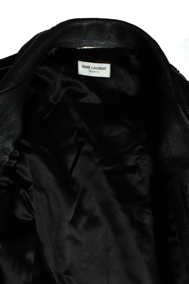 Men's Saint Laurent, 2015 multi zipper leather jacket - Image 8