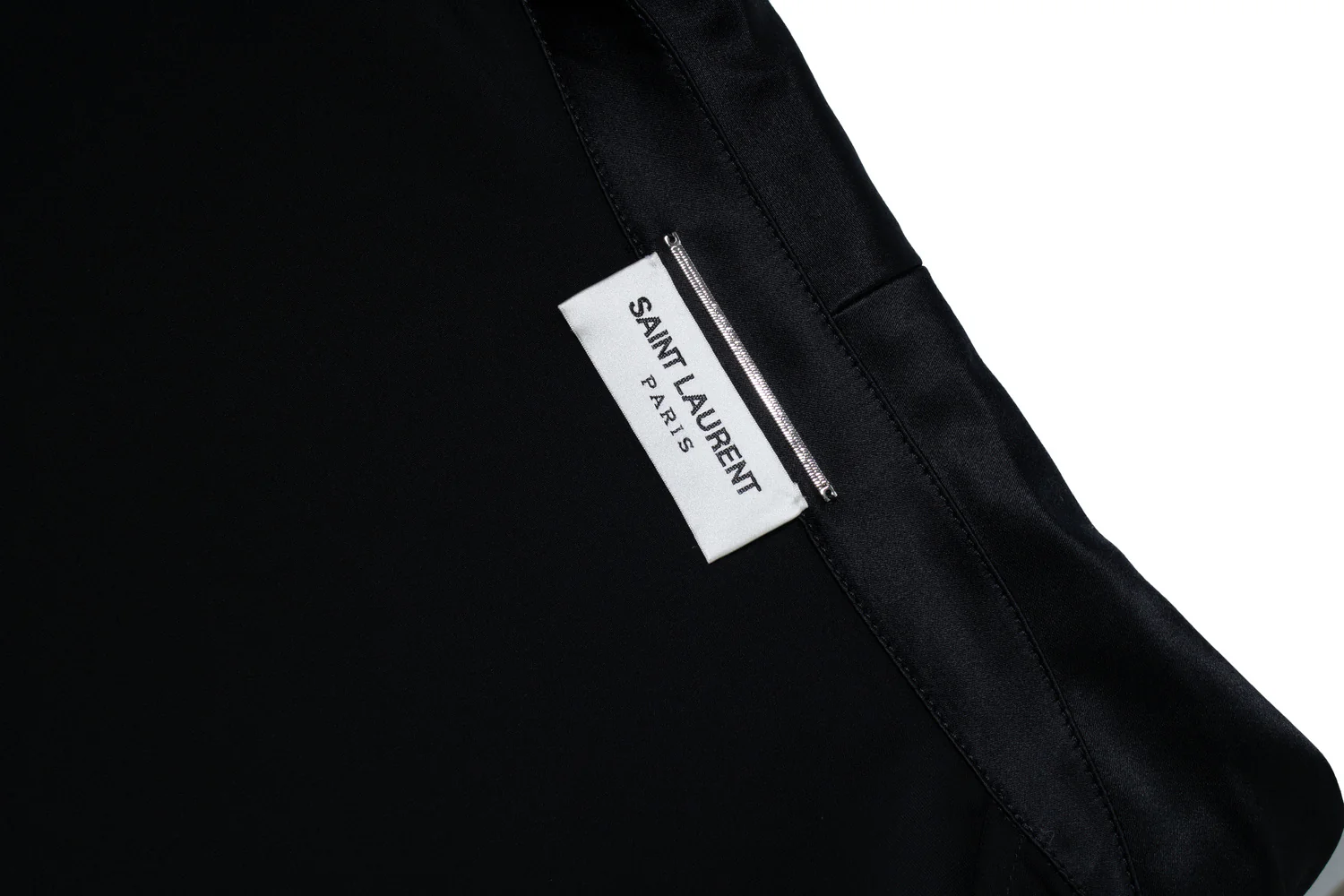 Men's Saint Laurent, black silk kimono 2022 - Image 8