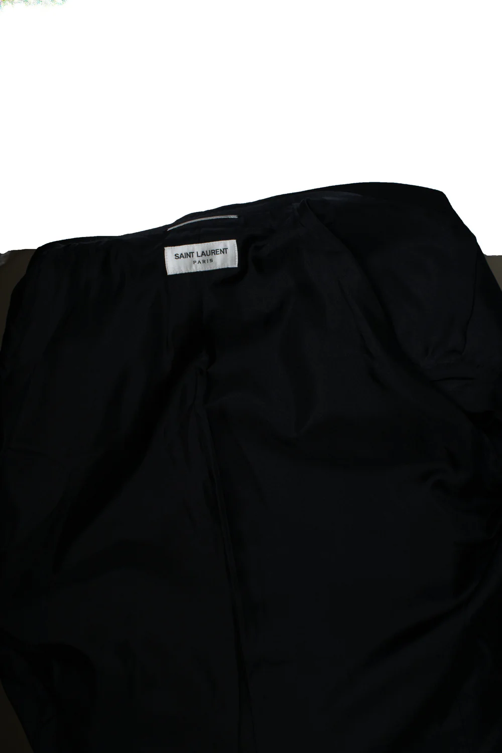 Men's Saint Laurent, black tuxedo jacket with satin revert - Image 7