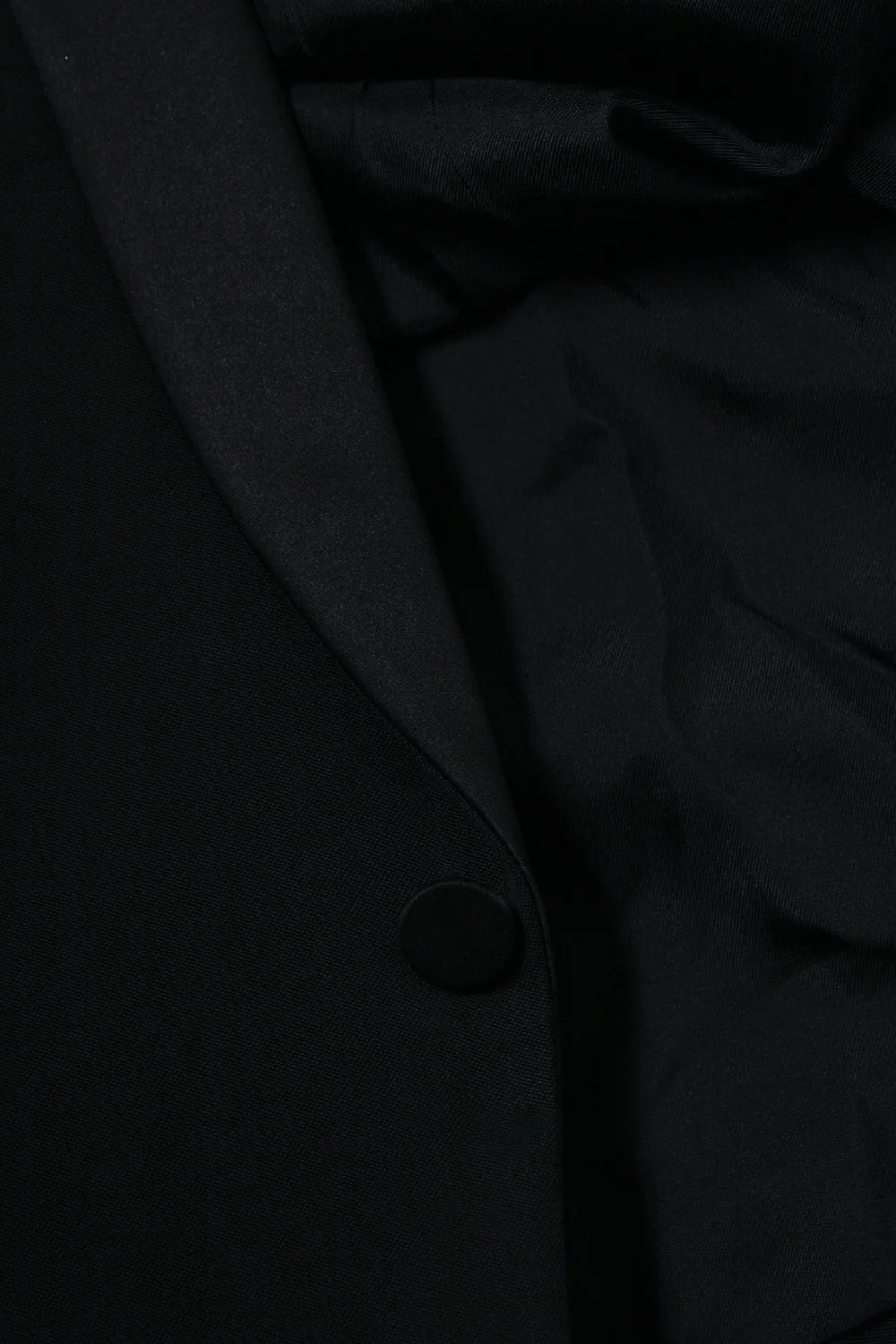 Men's Saint Laurent, black tuxedo jacket with satin revert - Image 8