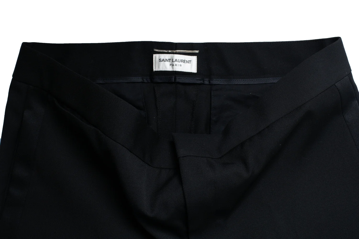 Men's Saint Laurent, black tuxedo pantalon 2017 - Image 6