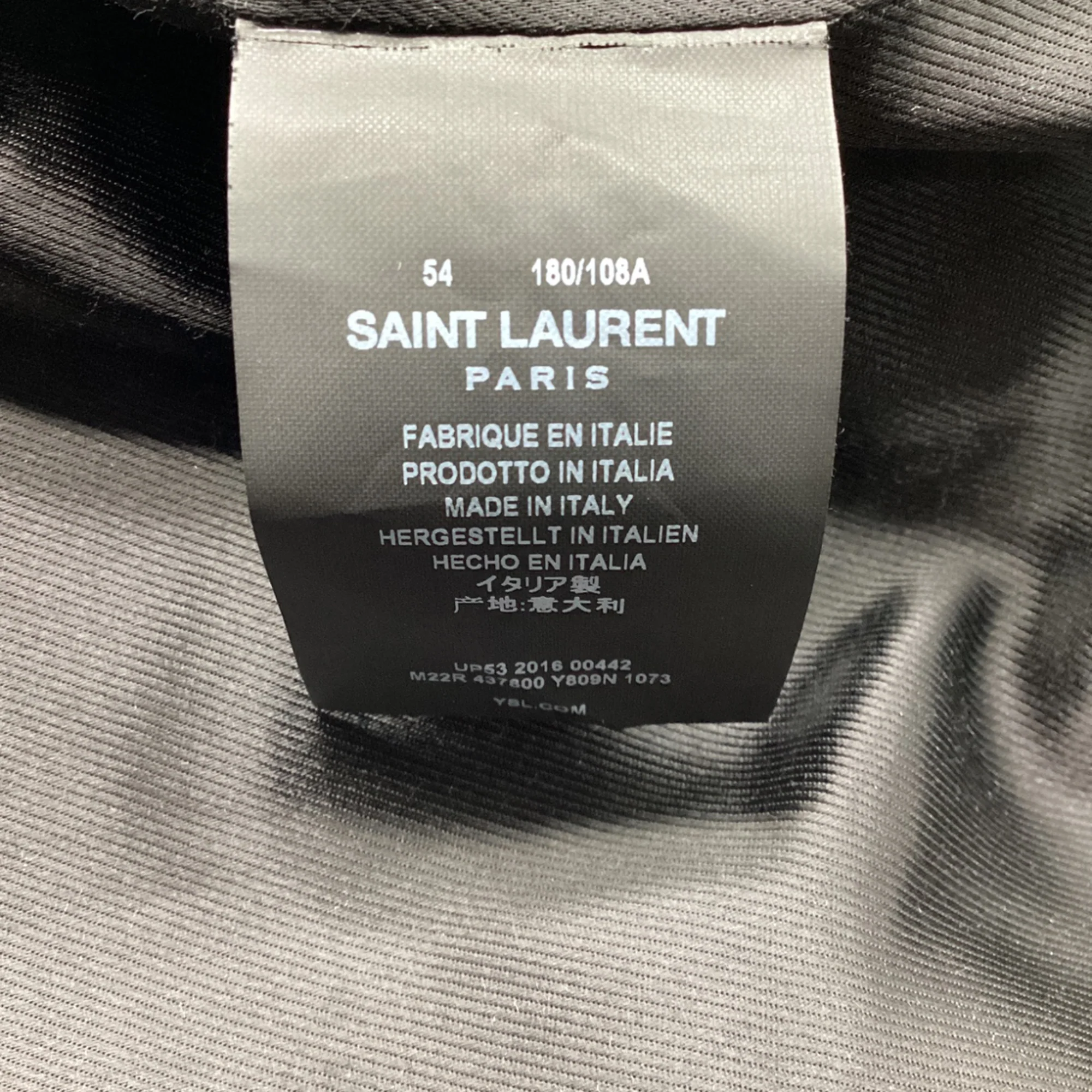 Men's Saint Laurent Leopard-Print Belted Coat in Grey Wool - Image 7