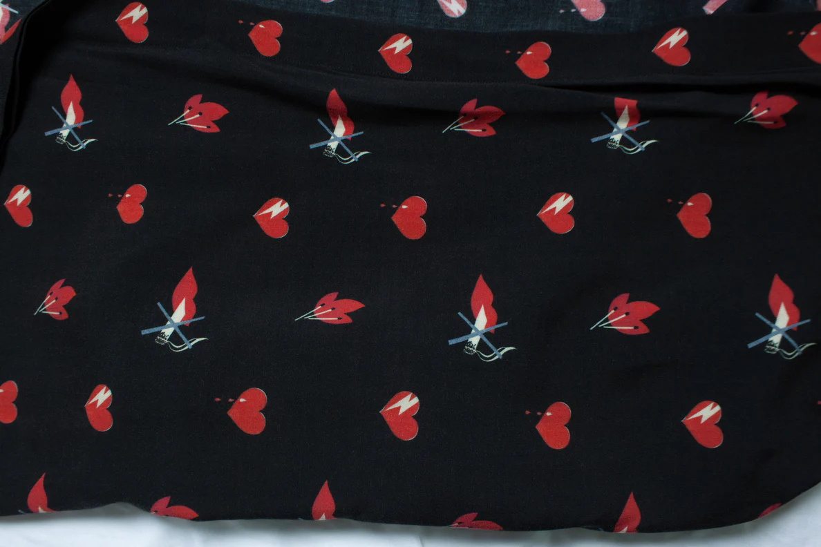 Men's Saint Laurent, No smoking lip print shirt 2017 - Image 5
