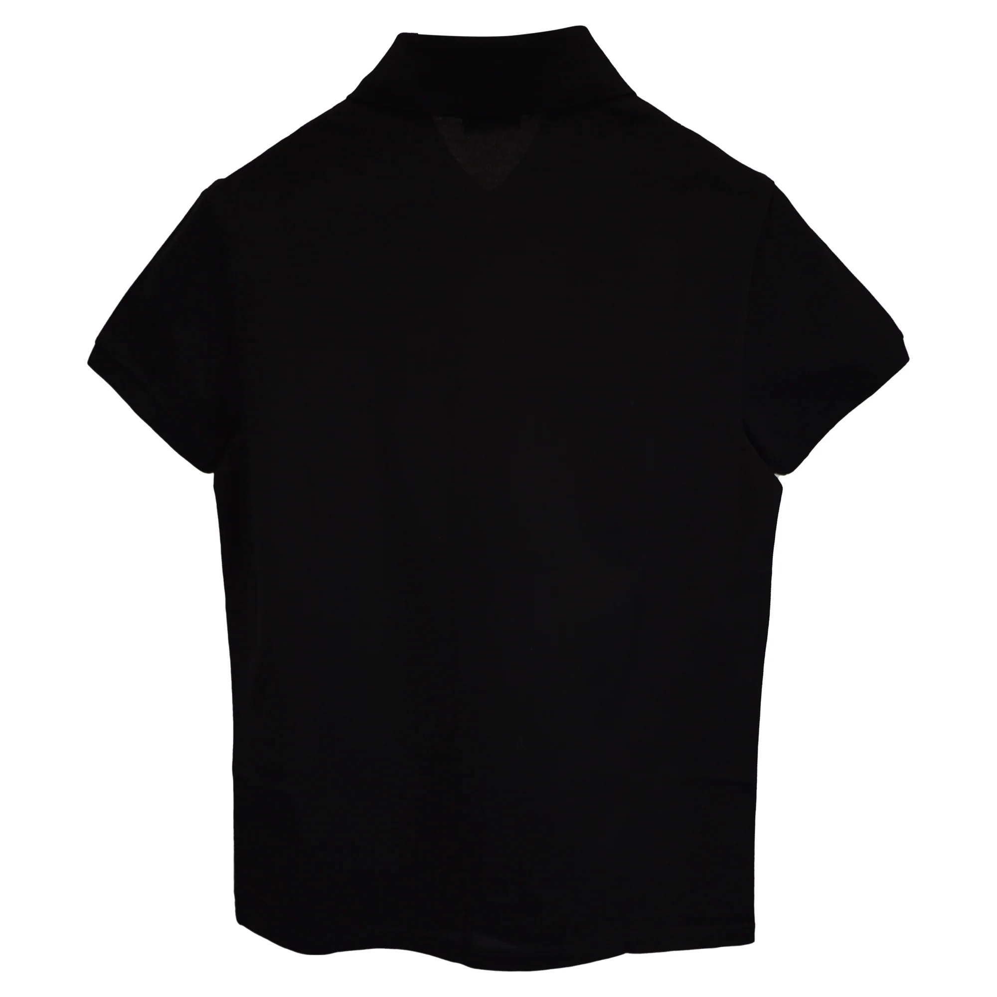 Men's Saint Laurent Paris Cassandre Polo Shirt in Black Cotton - Image 4
