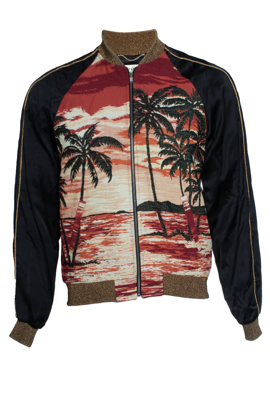 Men's Saint Laurent, Paris SS16 custom Hedi Slimane bomber