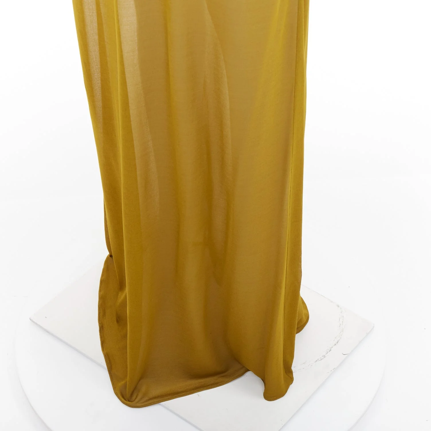 Women's Saint Laurent Runway hooded draped sheer dress - Image 8
