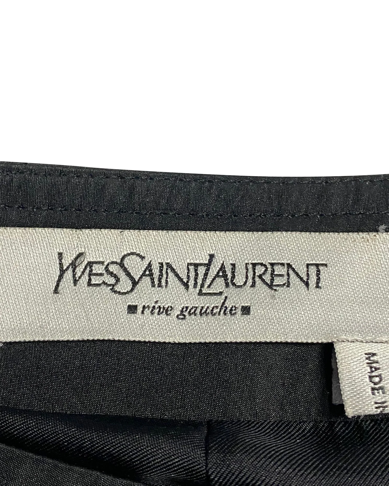 Women's Yves Saint Laurent Tom Ford Black Skirt in Black Wool - Image 5