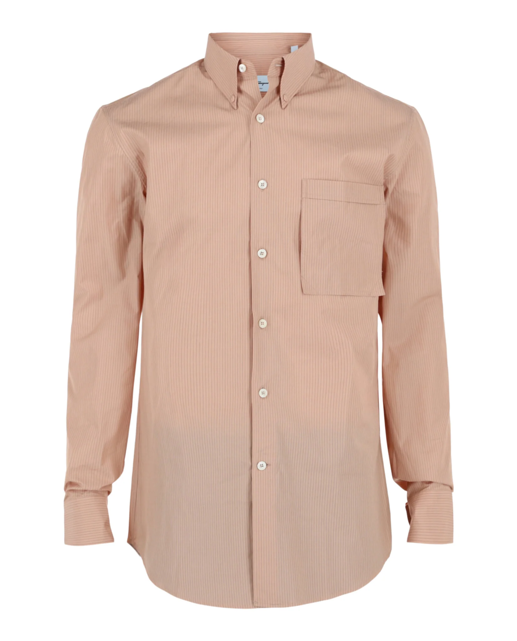 Men's Striped Button-Up Shirt