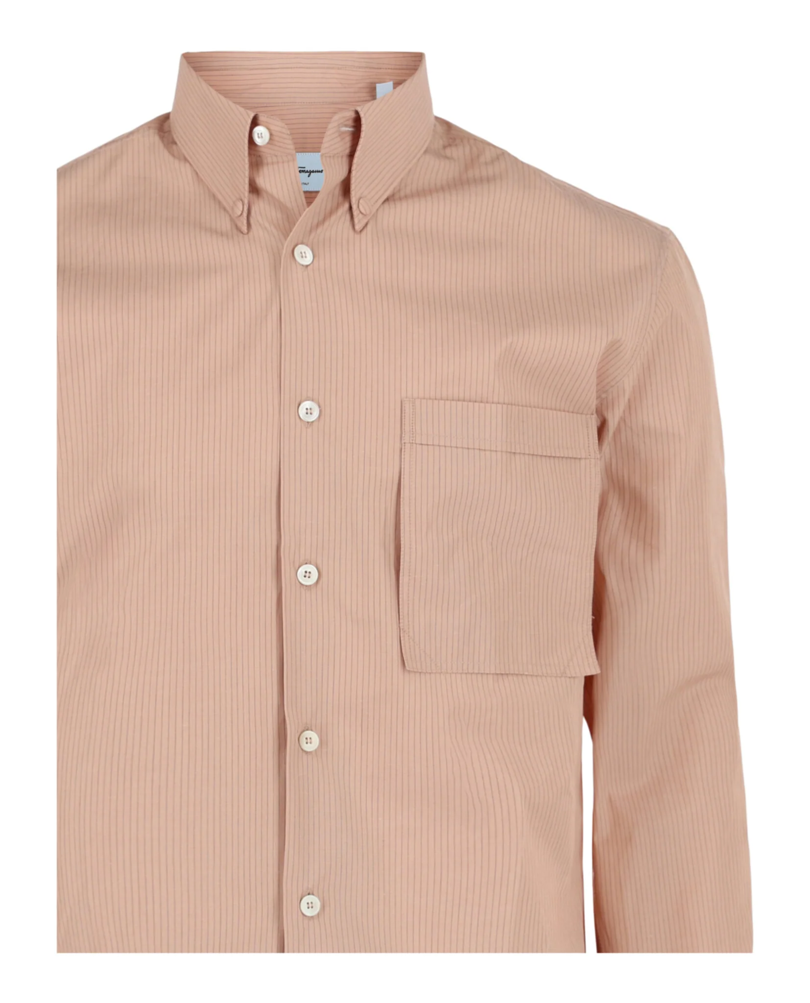 Men's Striped Button-Up Shirt - Image 3
