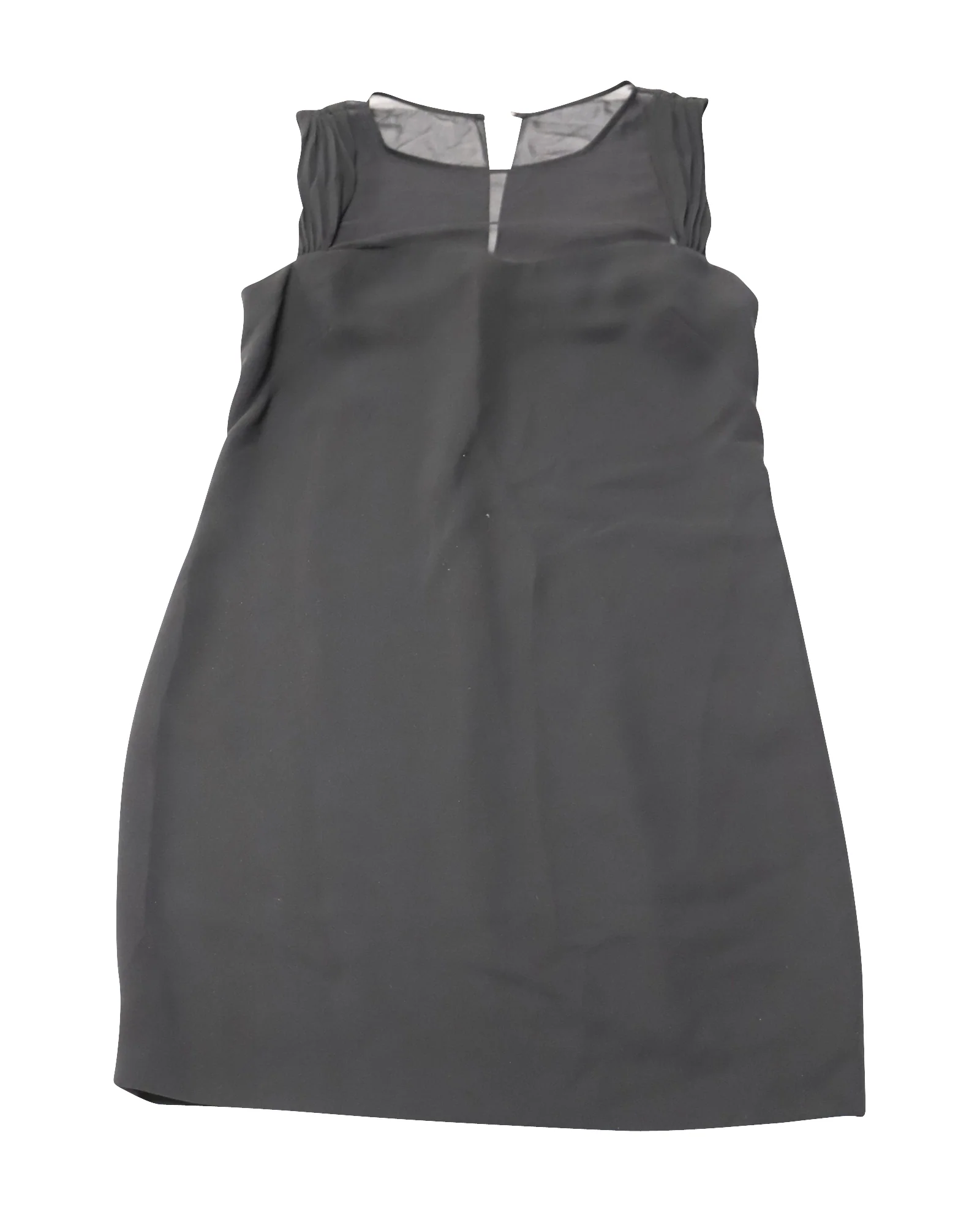 Women's Sandro Paris Rialto Mini Dress in Black Polyester