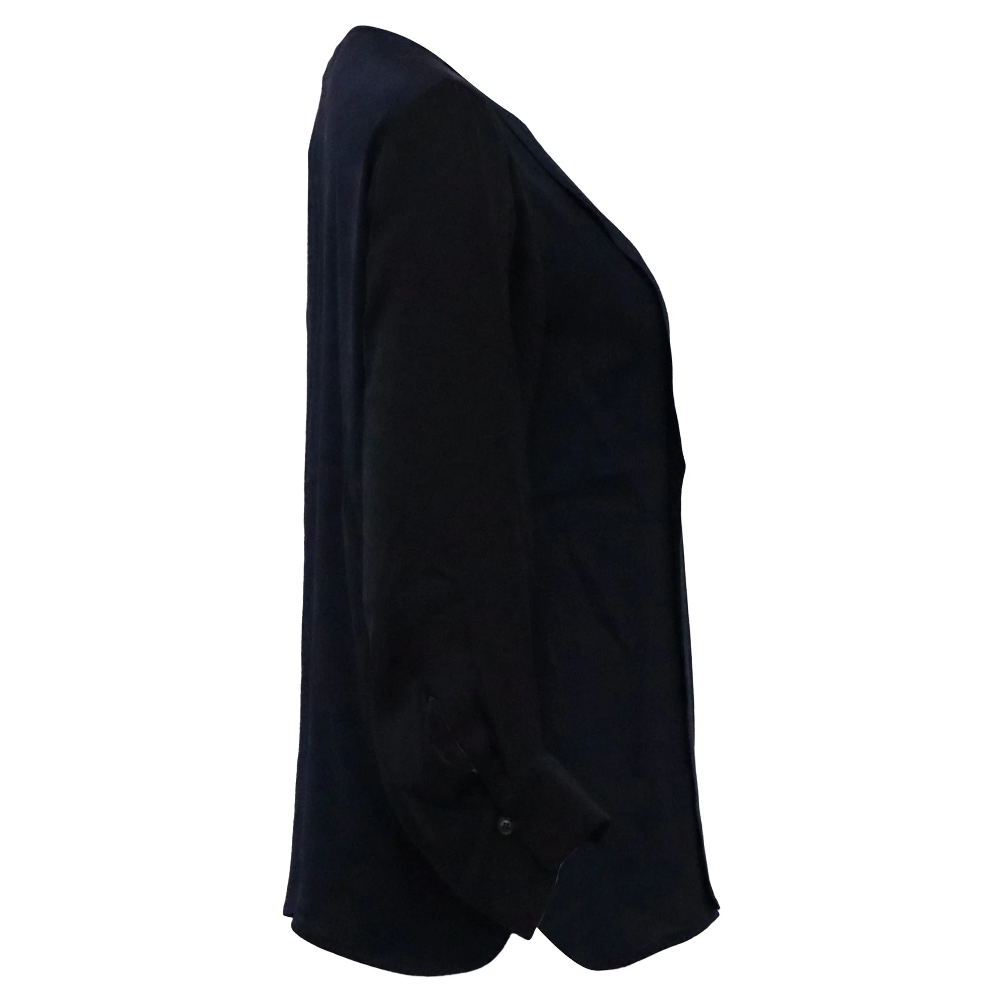 Women's Stella McCartney Blouse in Navy Blue Silk - Image 3
