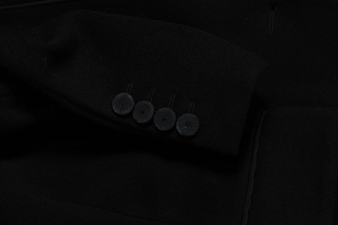 Women's Stella Mccartney, cashmere wool coat in black - Image 5