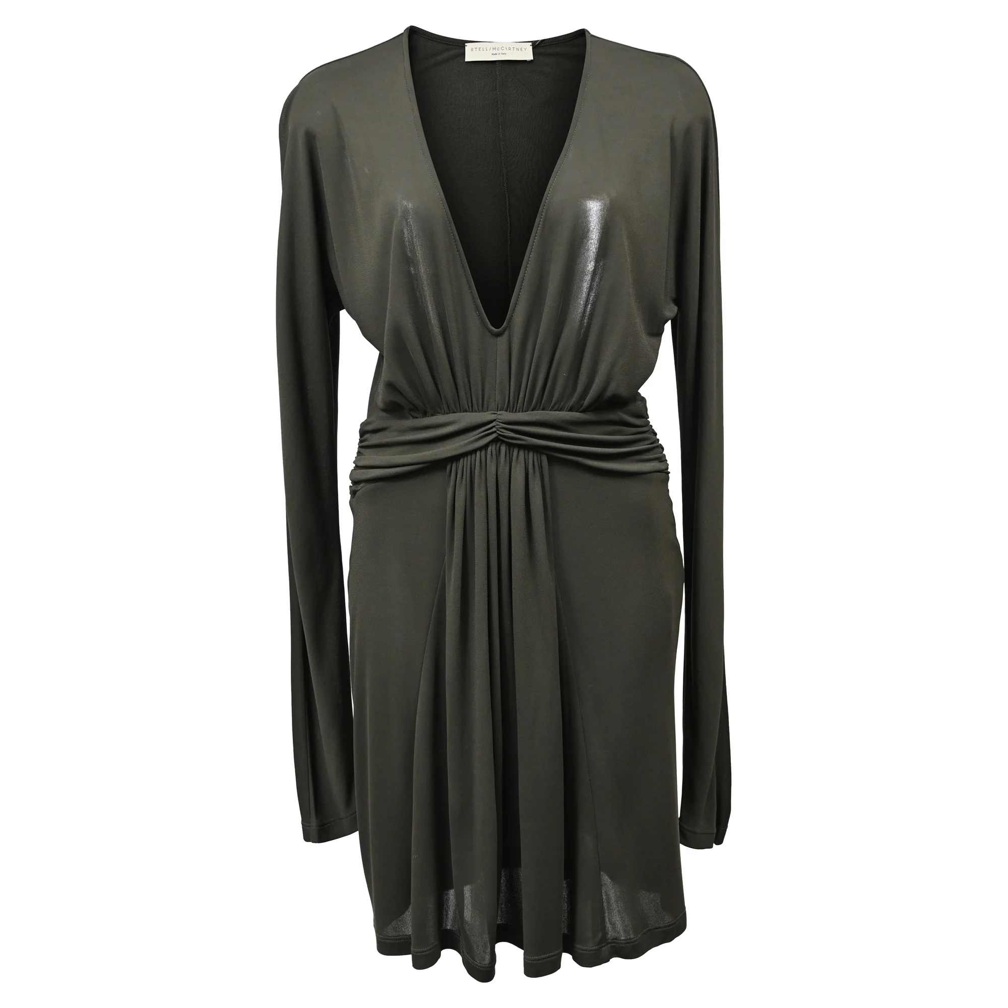 Women's Stella McCartney Jersey Dress in Green Polyester
