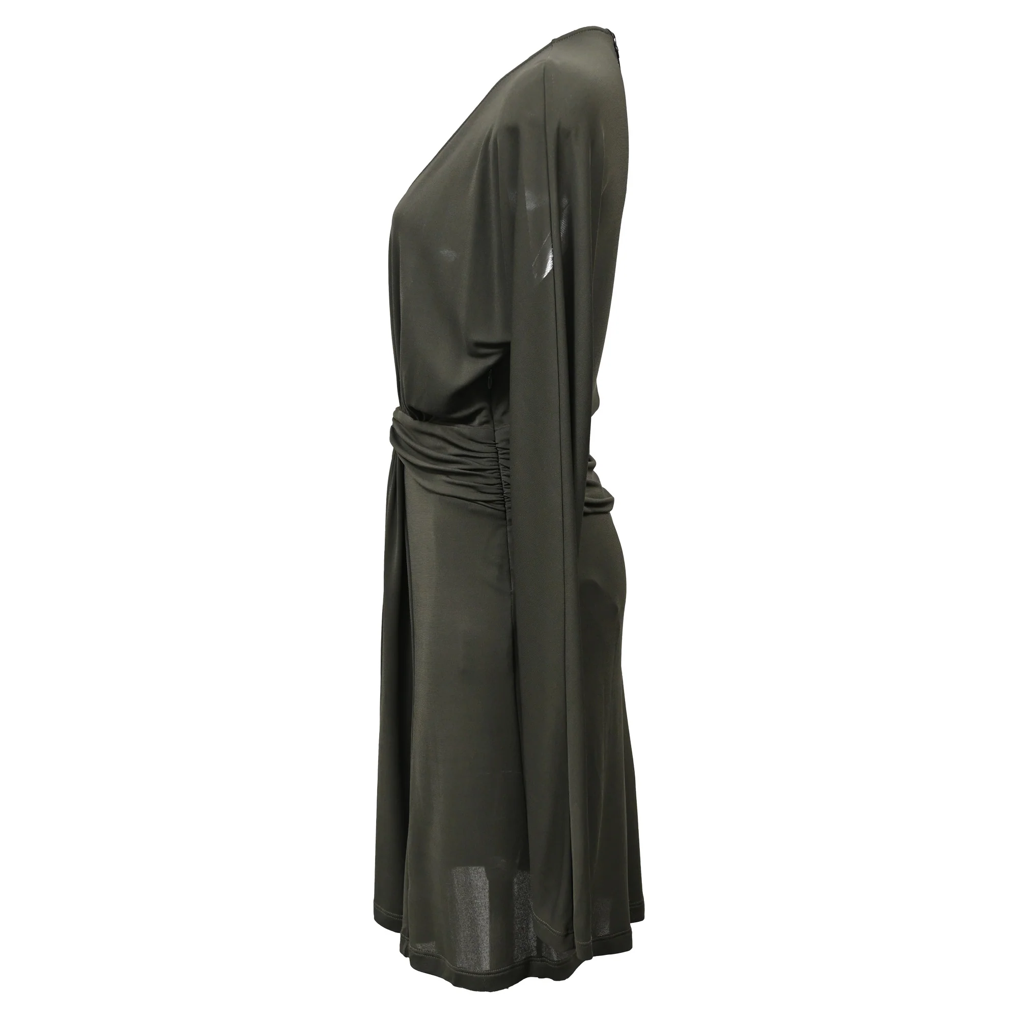 Women's Stella McCartney Jersey Dress in Green Polyester - Image 2