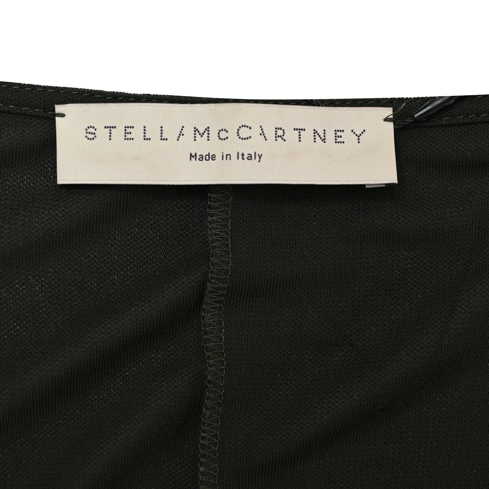 Women's Stella McCartney Jersey Dress in Green Polyester - Image 4