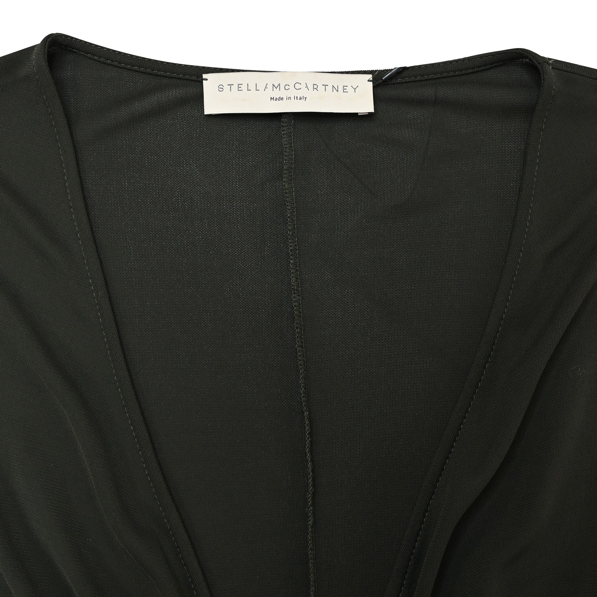 Women's Stella McCartney Jersey Dress in Green Polyester - Image 5