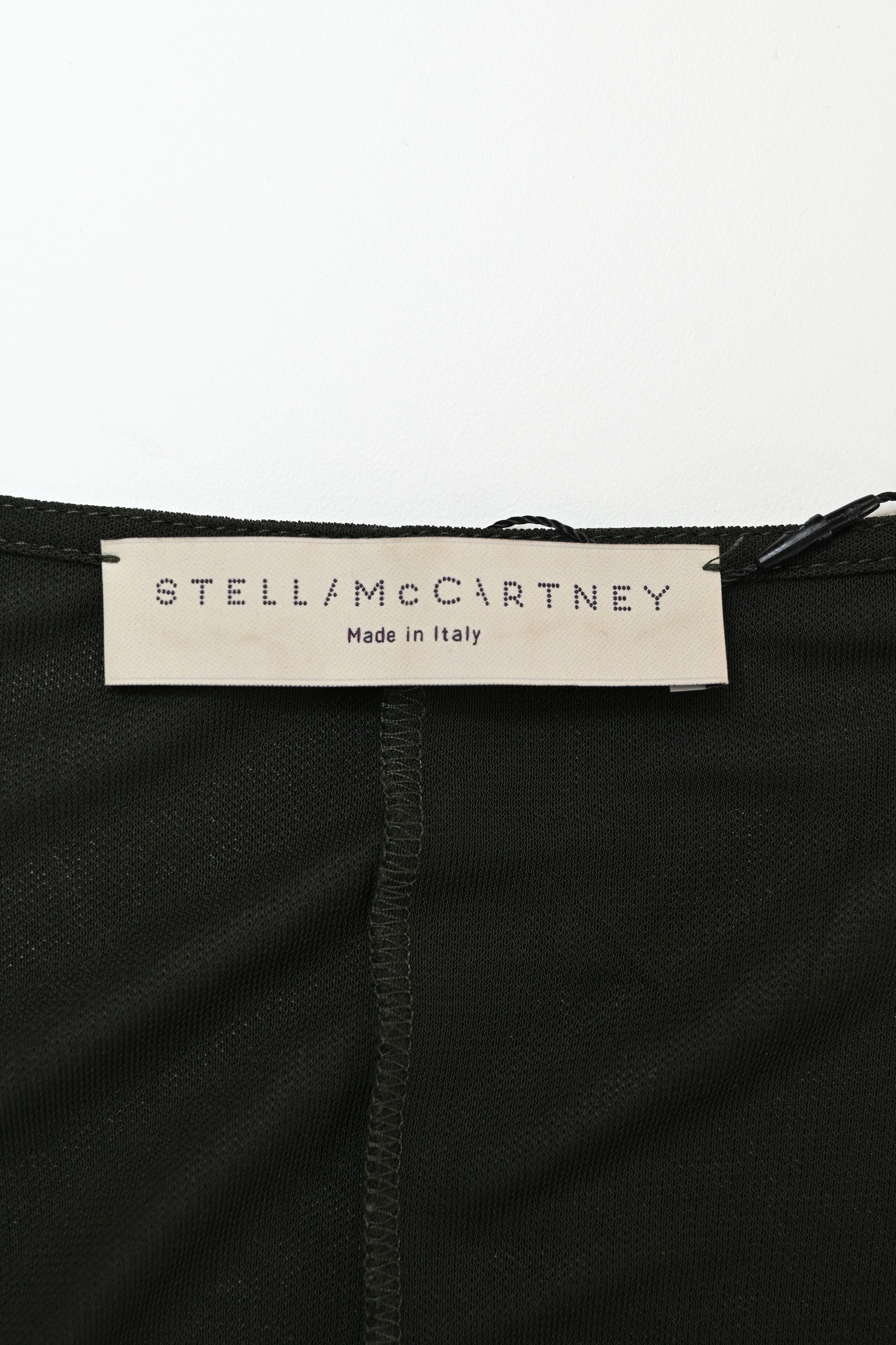 Women's Stella McCartney Jersey Dress in Green Polyester - Image 9