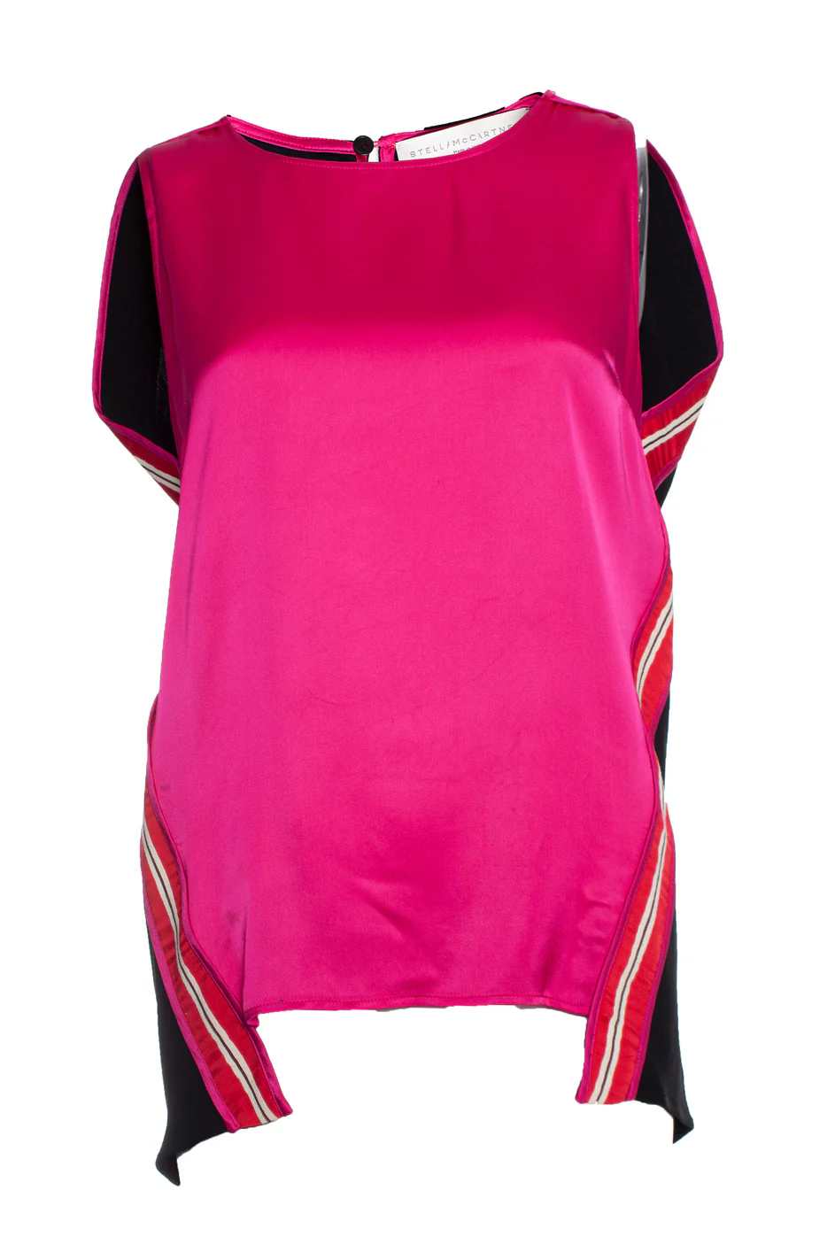 Women's Stella McCartney Silk sporty top in fuchsia