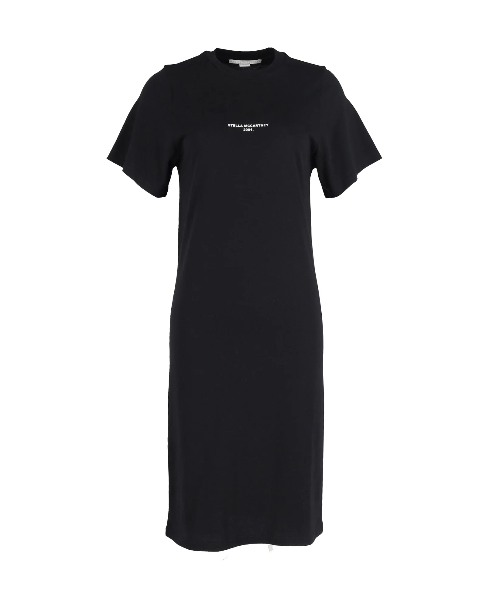 Women's Stella McCartney T-Shirt Dress in Black Cotton - Image 3