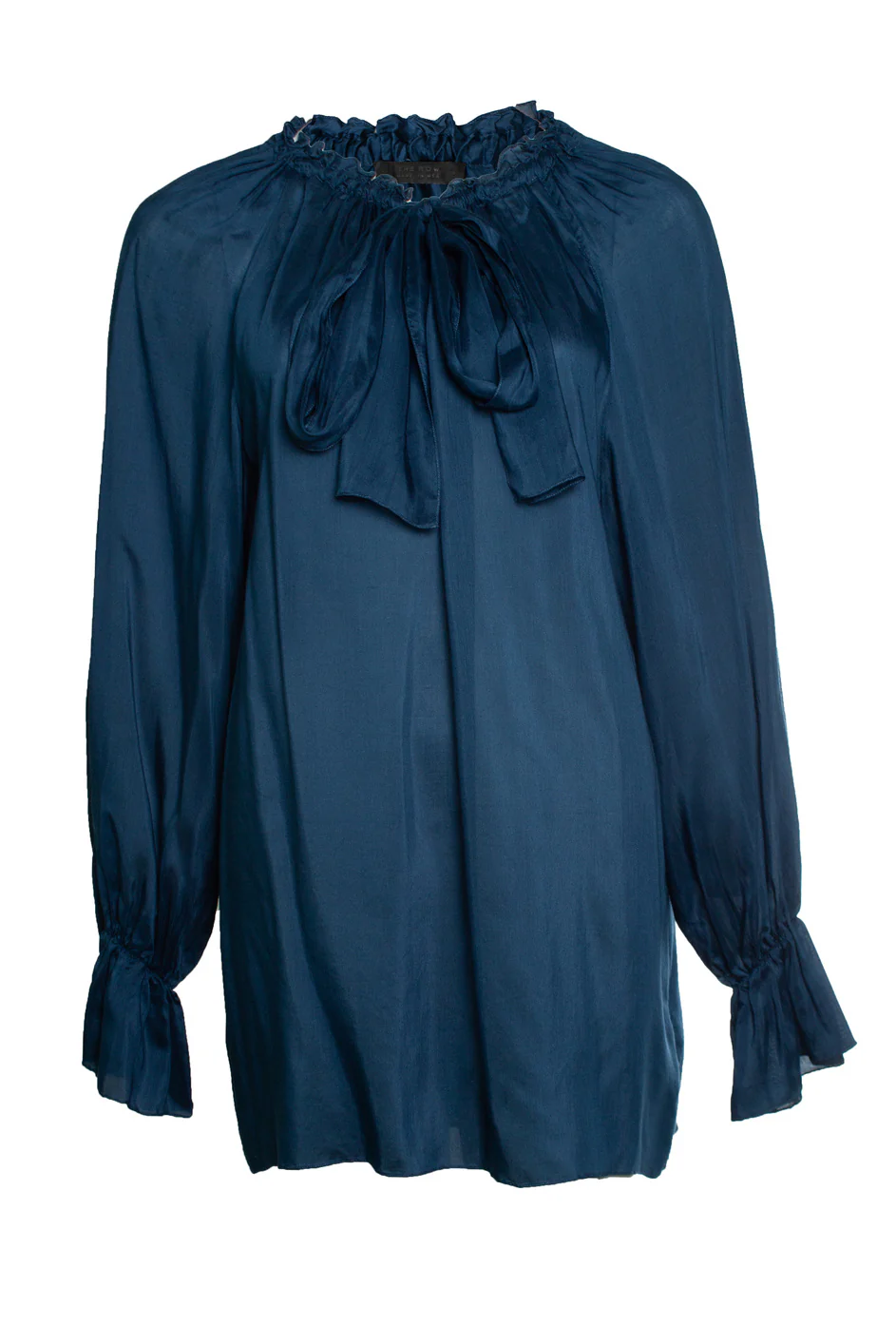 Women's The Row, blue blouse with bow