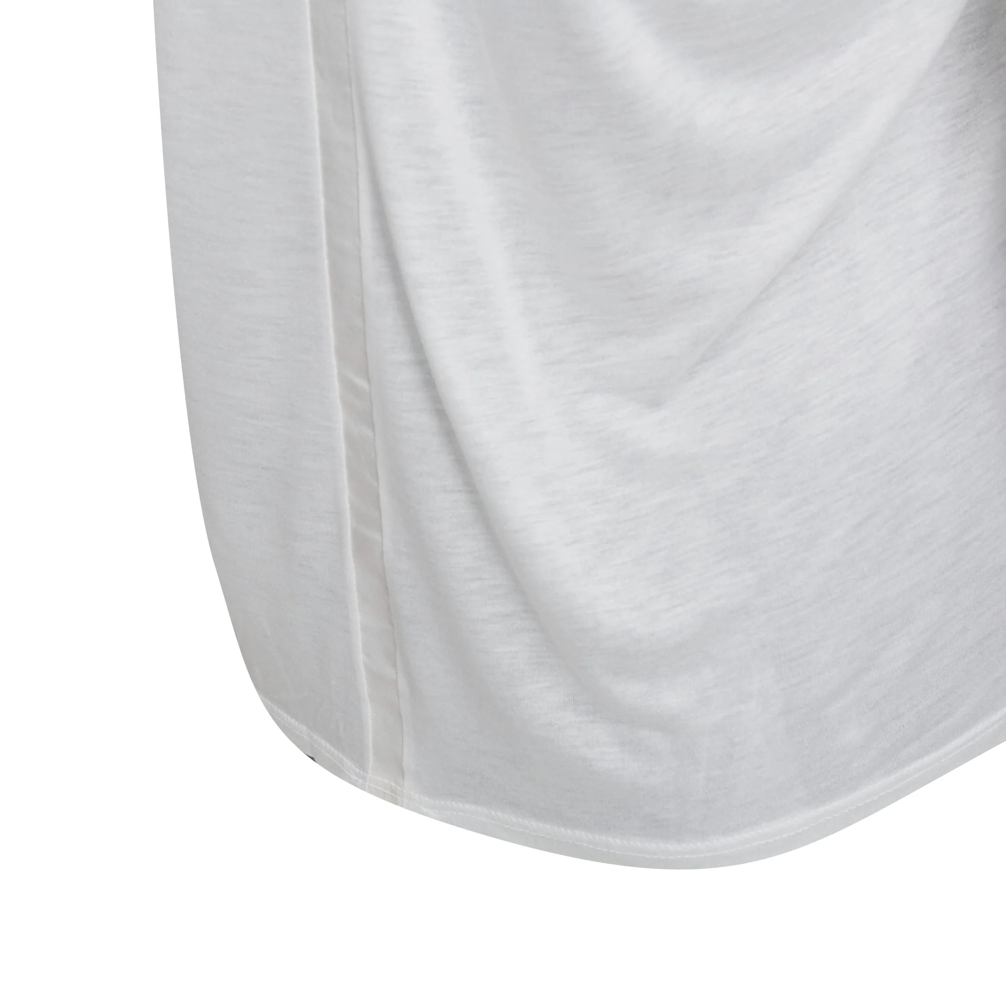 Women's THE ROW cream viscose silk trim scoop neck soft relaxed tshirt XS - Image 2