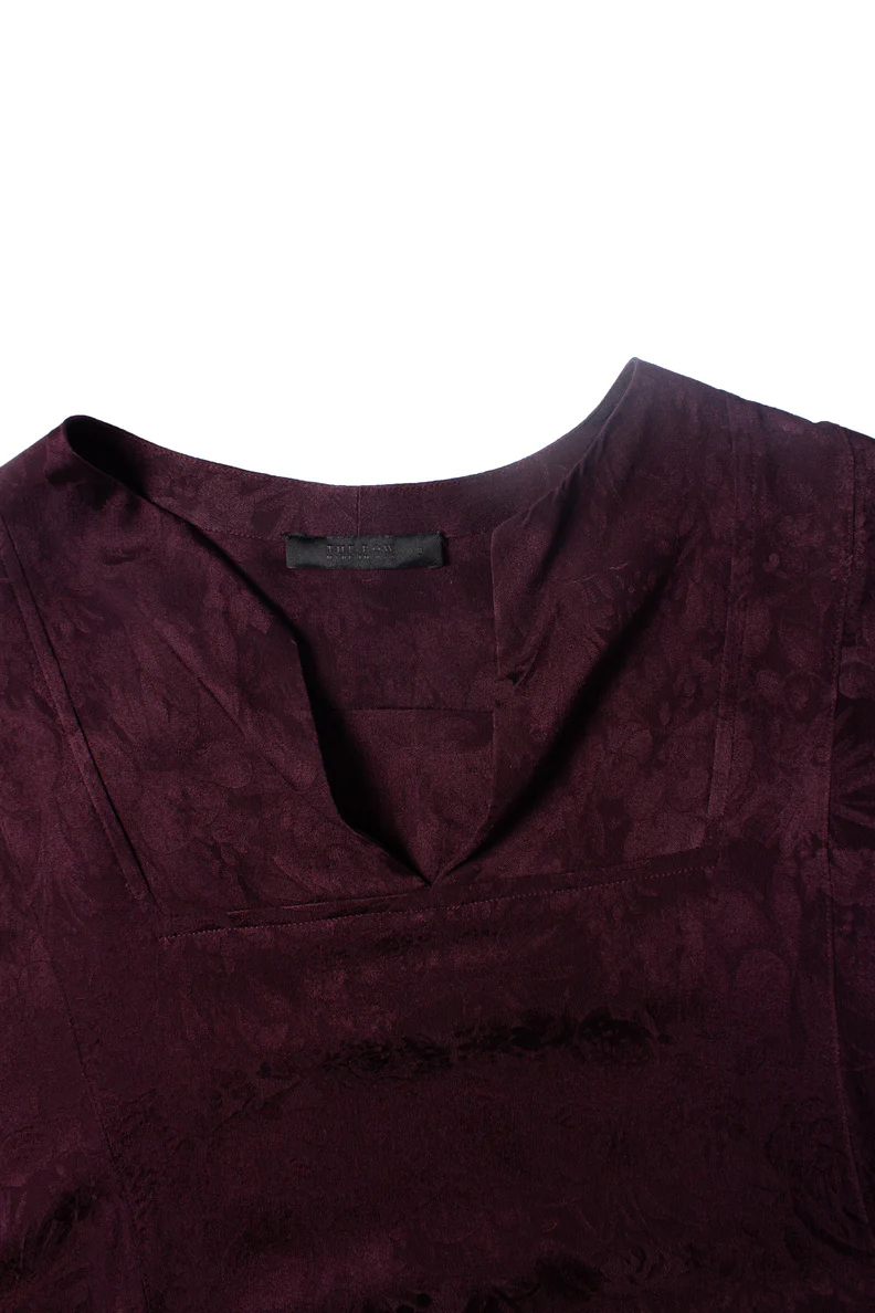 Women's The Row dress in Burgundy - Image 8