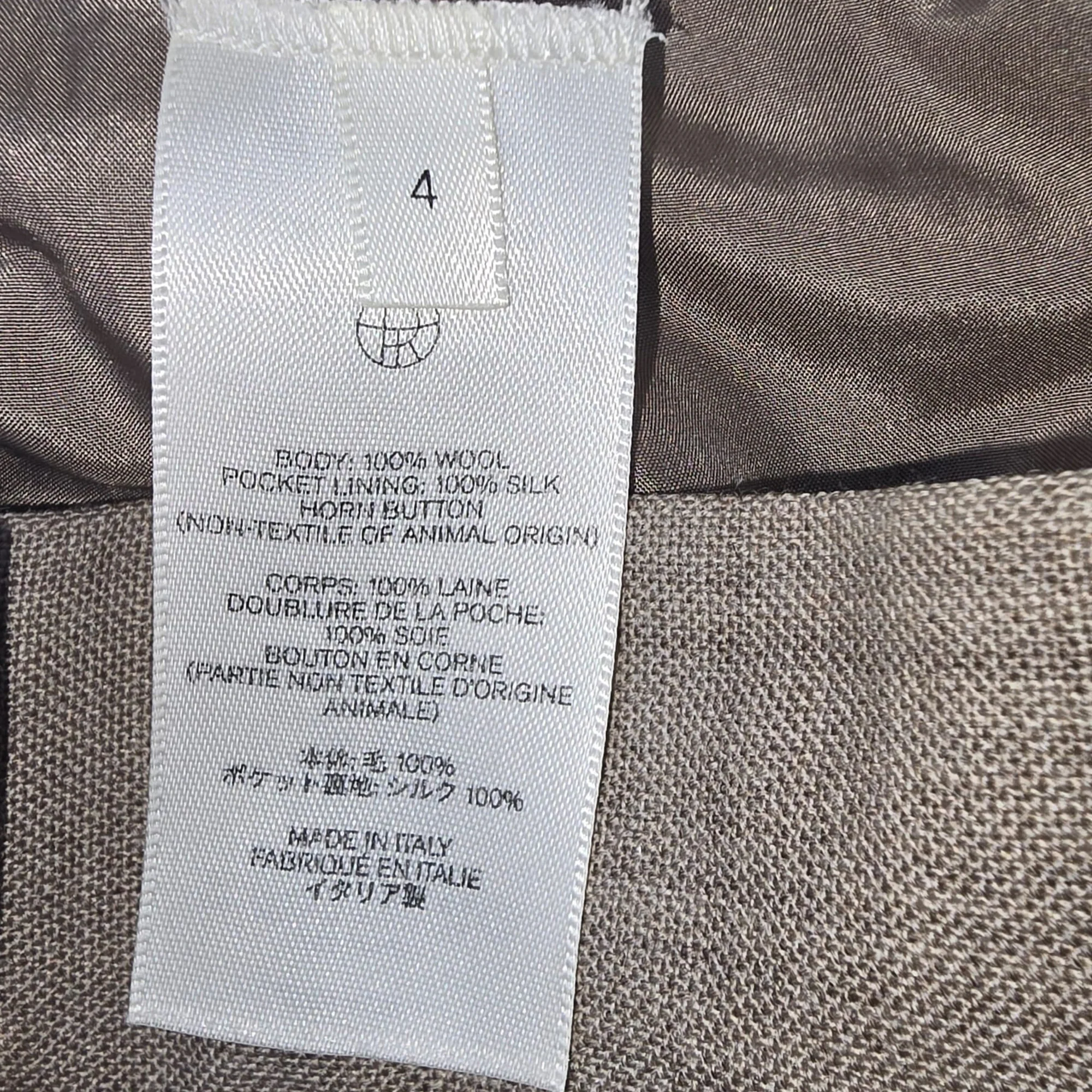 Women's The Row High-Rise Flared Trousers in Beige Wool - Image 4