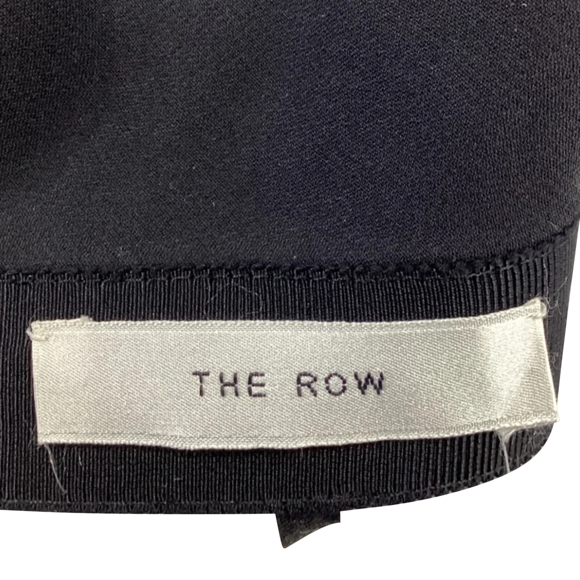 Women's The Row Midi Flared Skirt in Black Viscose - Image 4