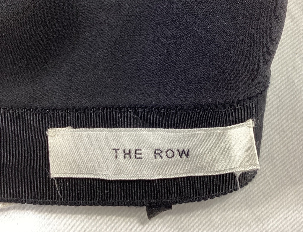 Women's The Row Midi Flared Skirt in Black Viscose - Image 8