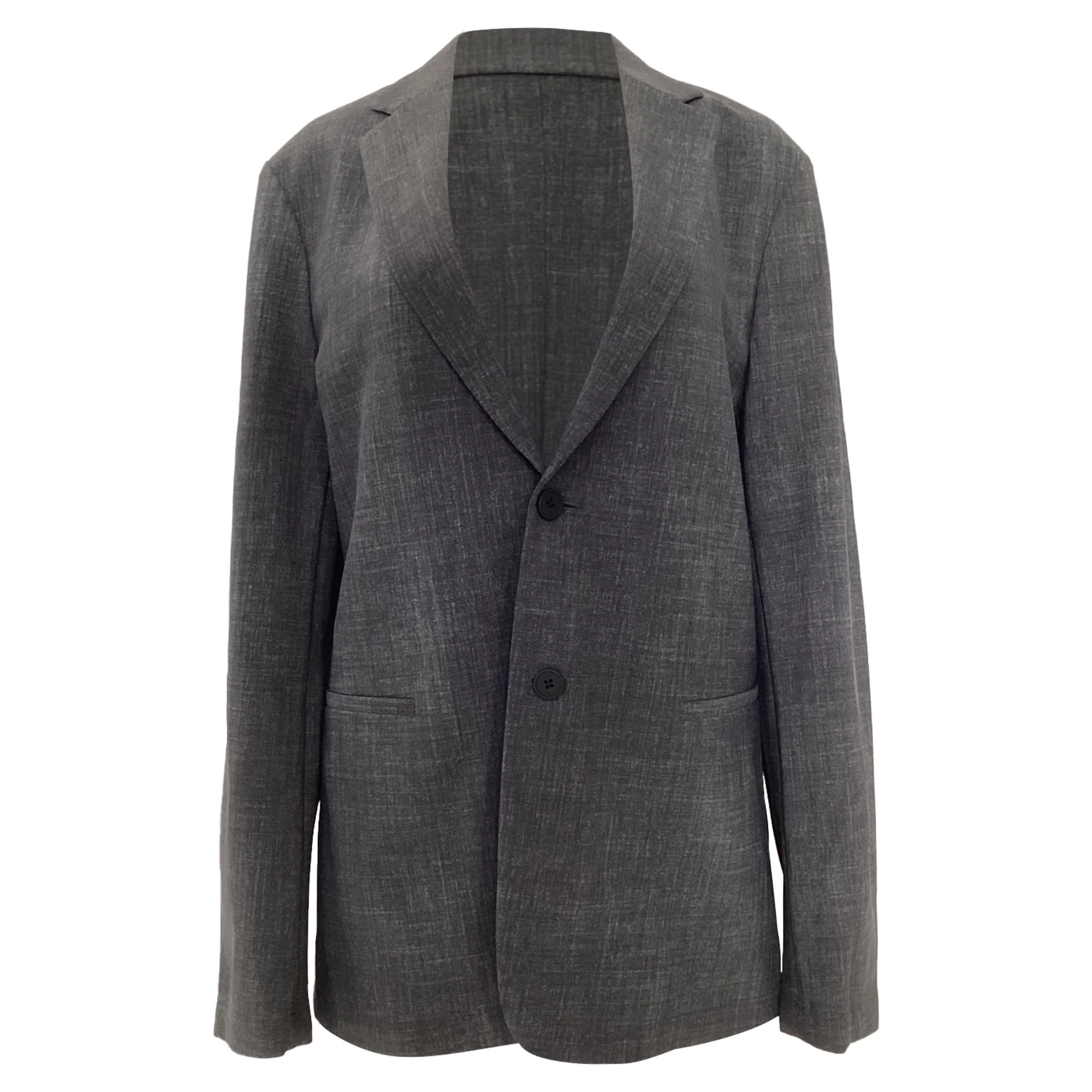 Men's Theory Single-Breasted Blazer in Grey Polyamide