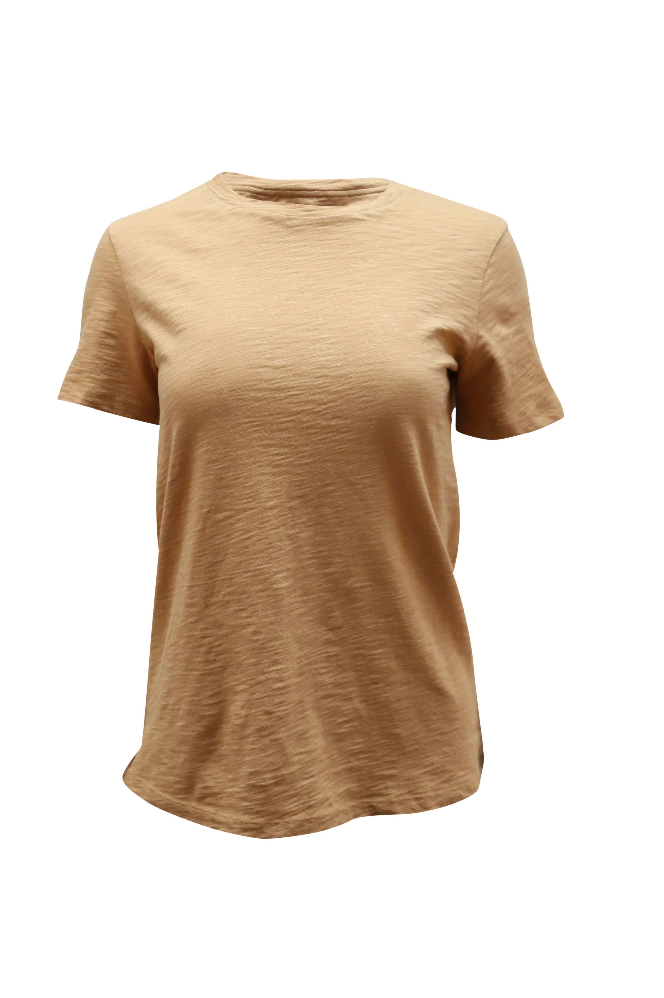 Women's Theory Fitted Tee in Beige Cotton