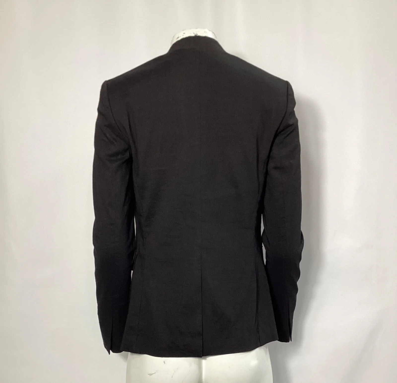 Women's Theory Open Blazer in Black Linen - Image 9