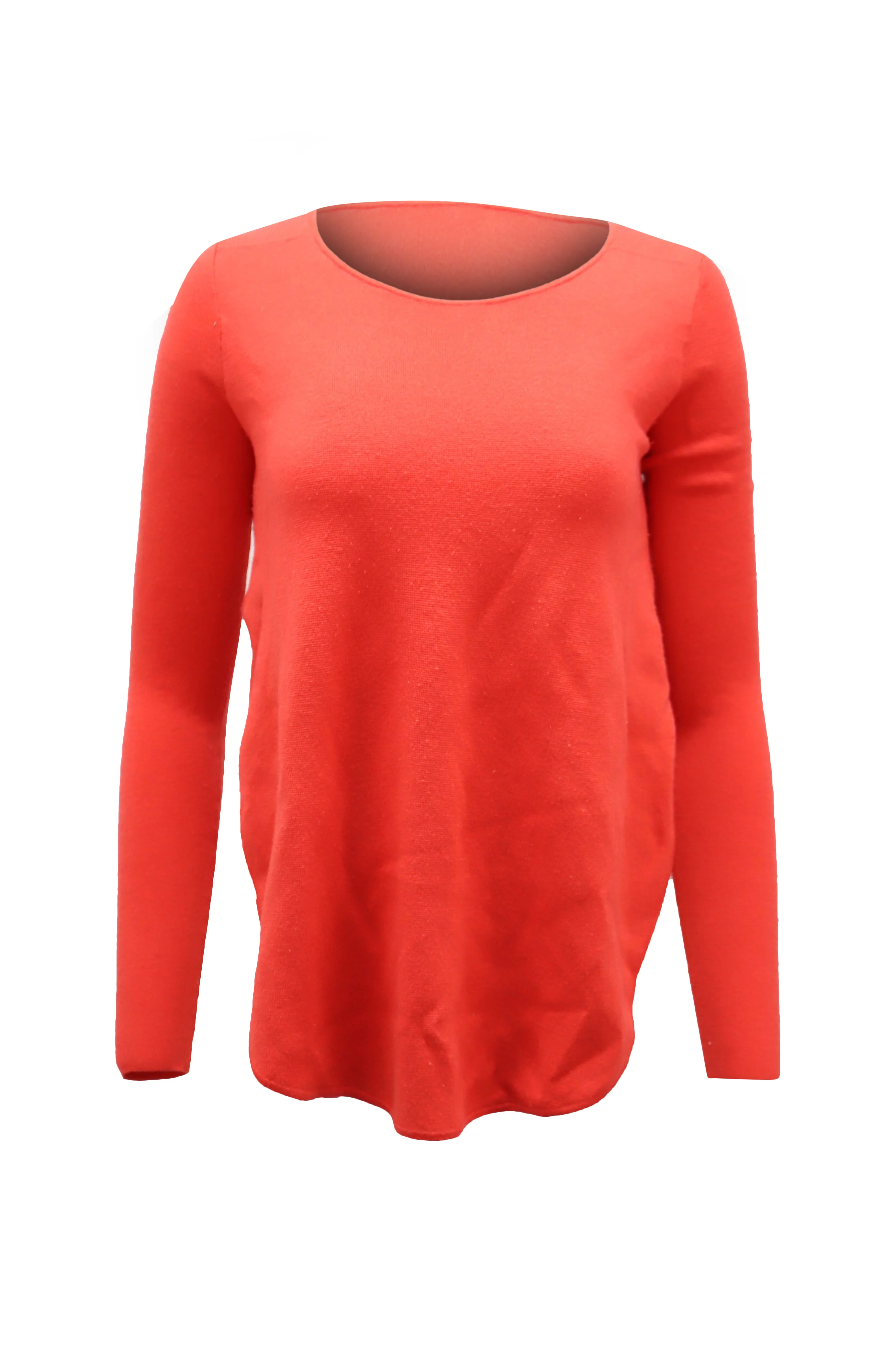 Women's Theory Sweater in Coral Wool