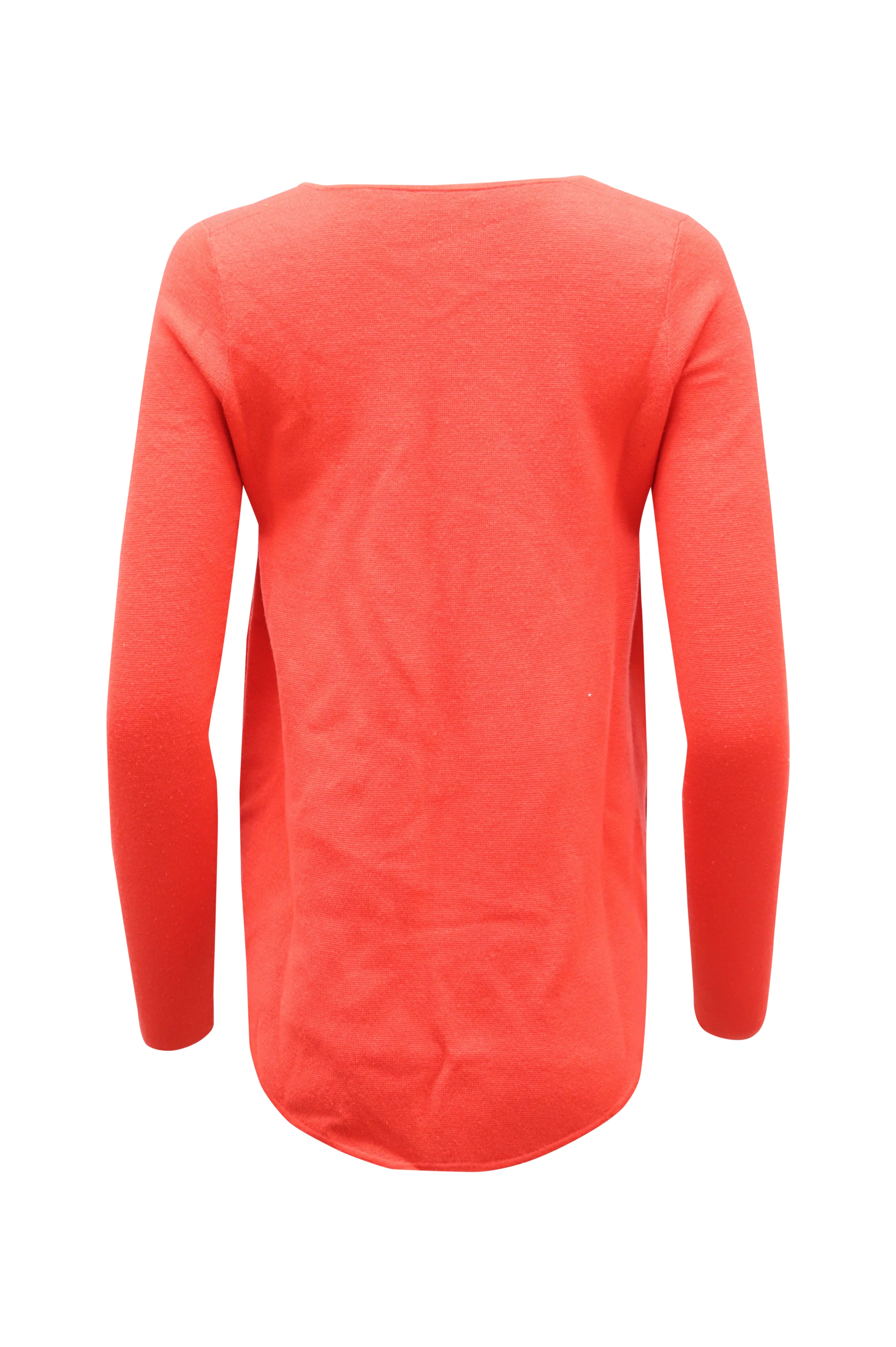 Women's Theory Sweater in Coral Wool - Image 2