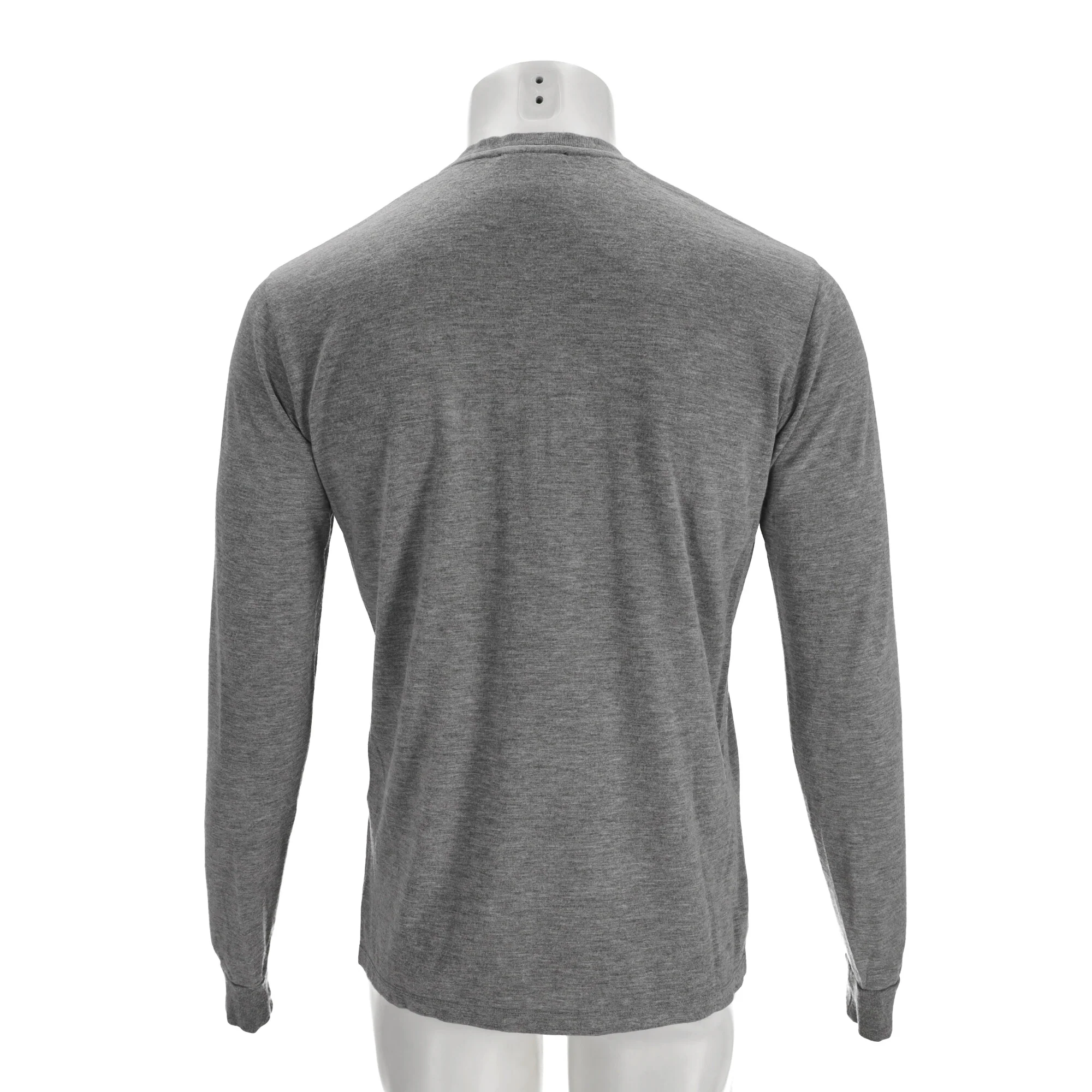 Men's Tom Ford Henley T-shirt in Grey Viscose - Image 10