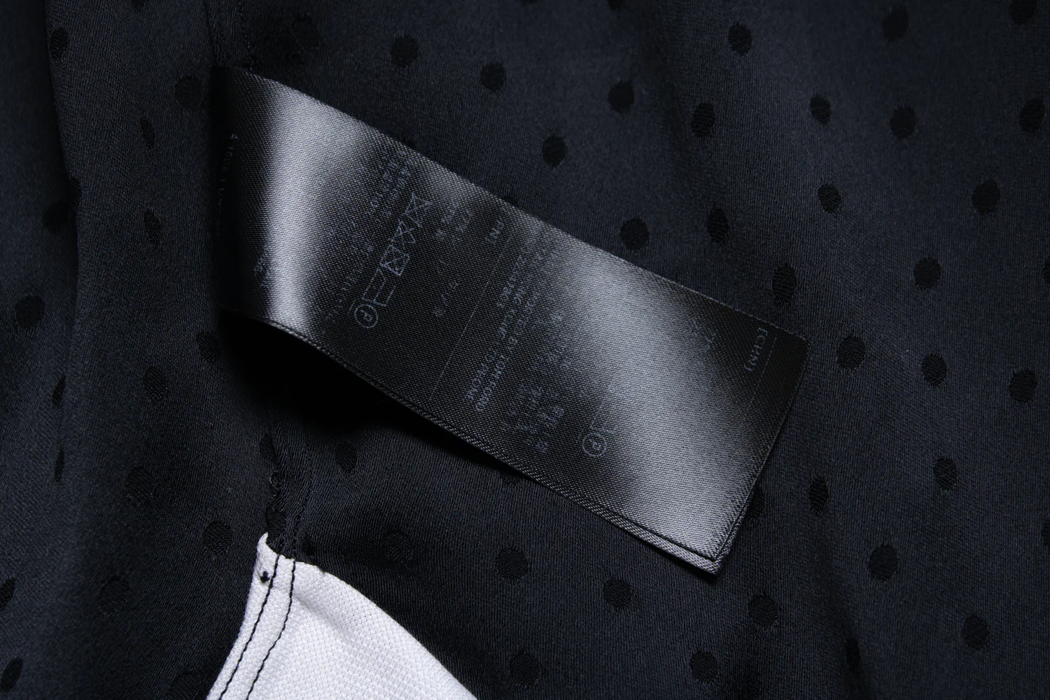 Men's Tom Ford, polkadot shirt in black - Image 6