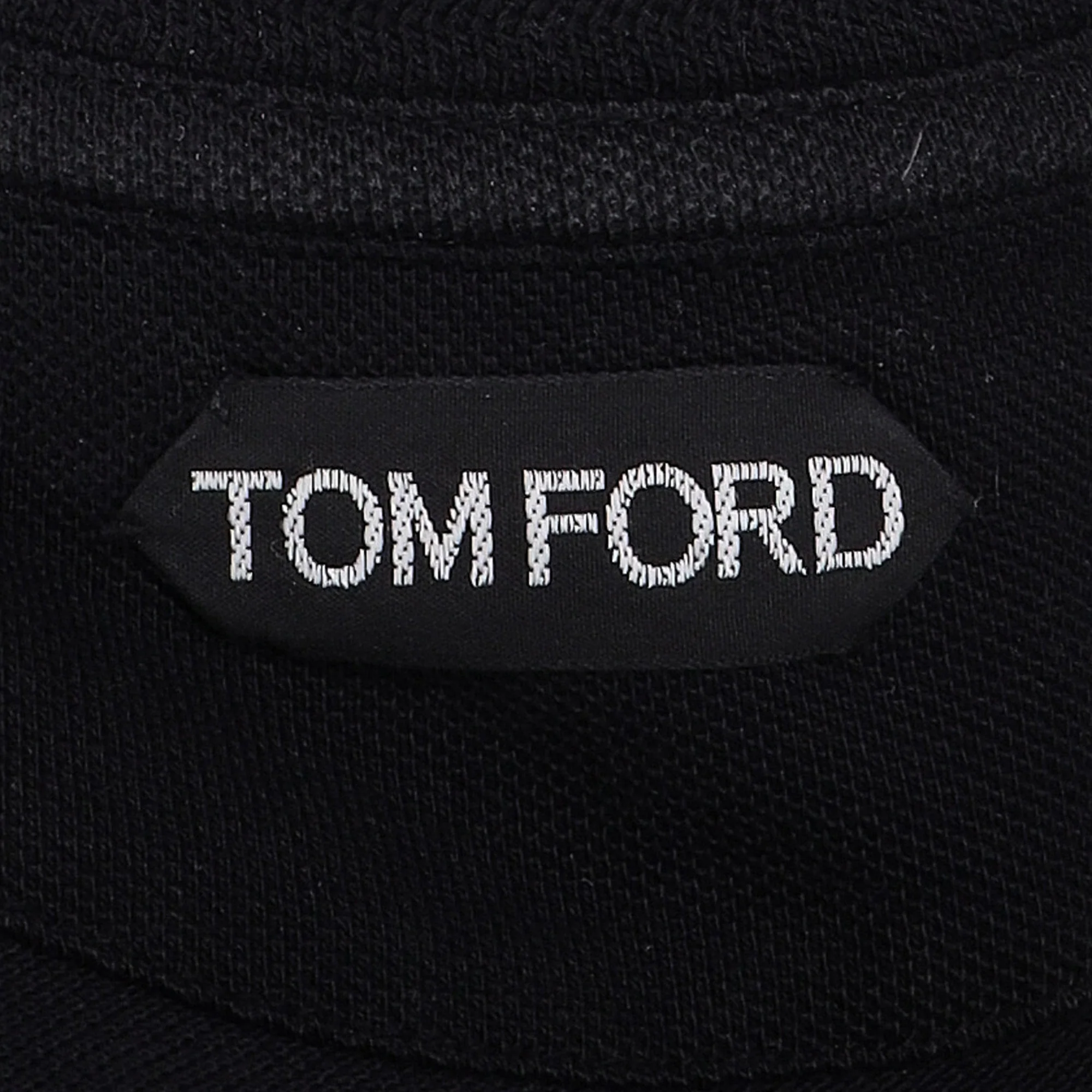 Men's Tom Ford Polo Shirt in Black Cotton - Image 8