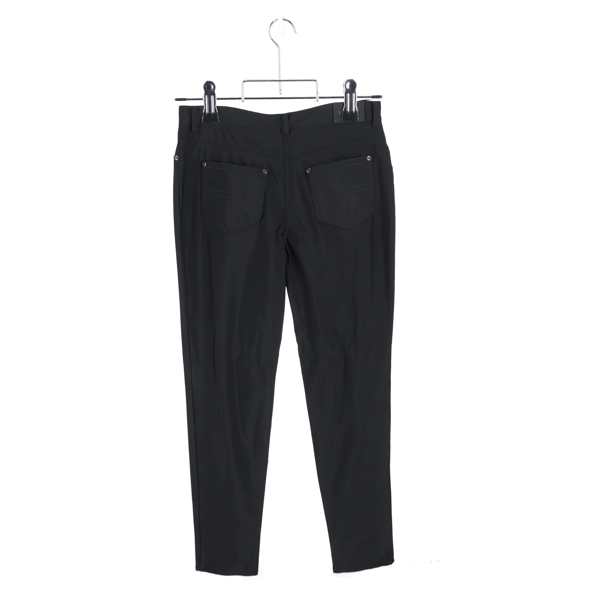 Women's Tom Ford Straight Leg Trousers in Black Cotton - Image 5