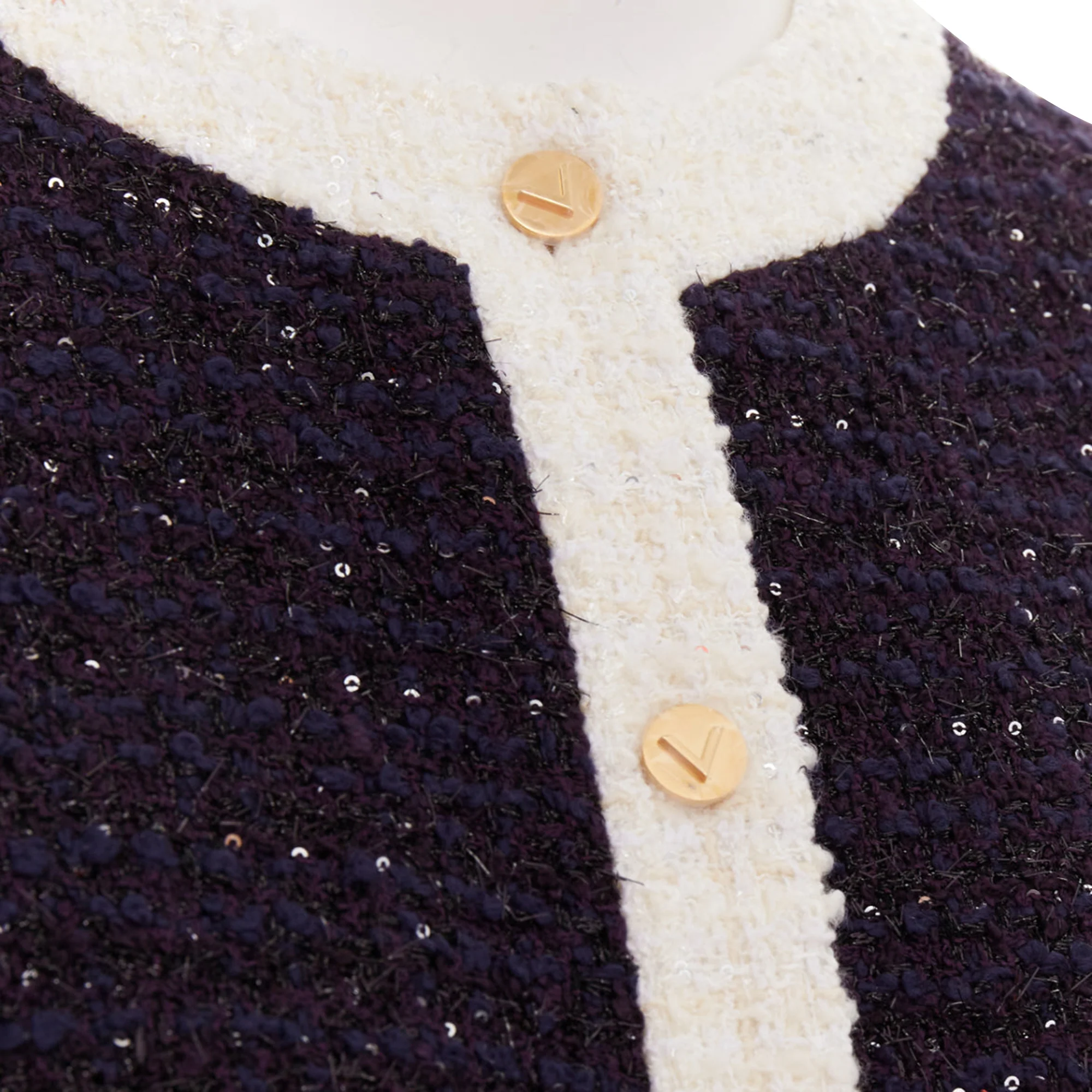 Women's Valentino 2023 Retro Mini Tweed Dress - Image 2