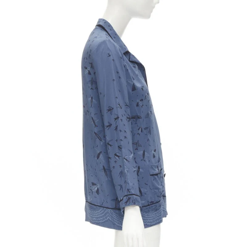 Women's Valentino Garavani Garden of Early Des silk shirt - Image 10