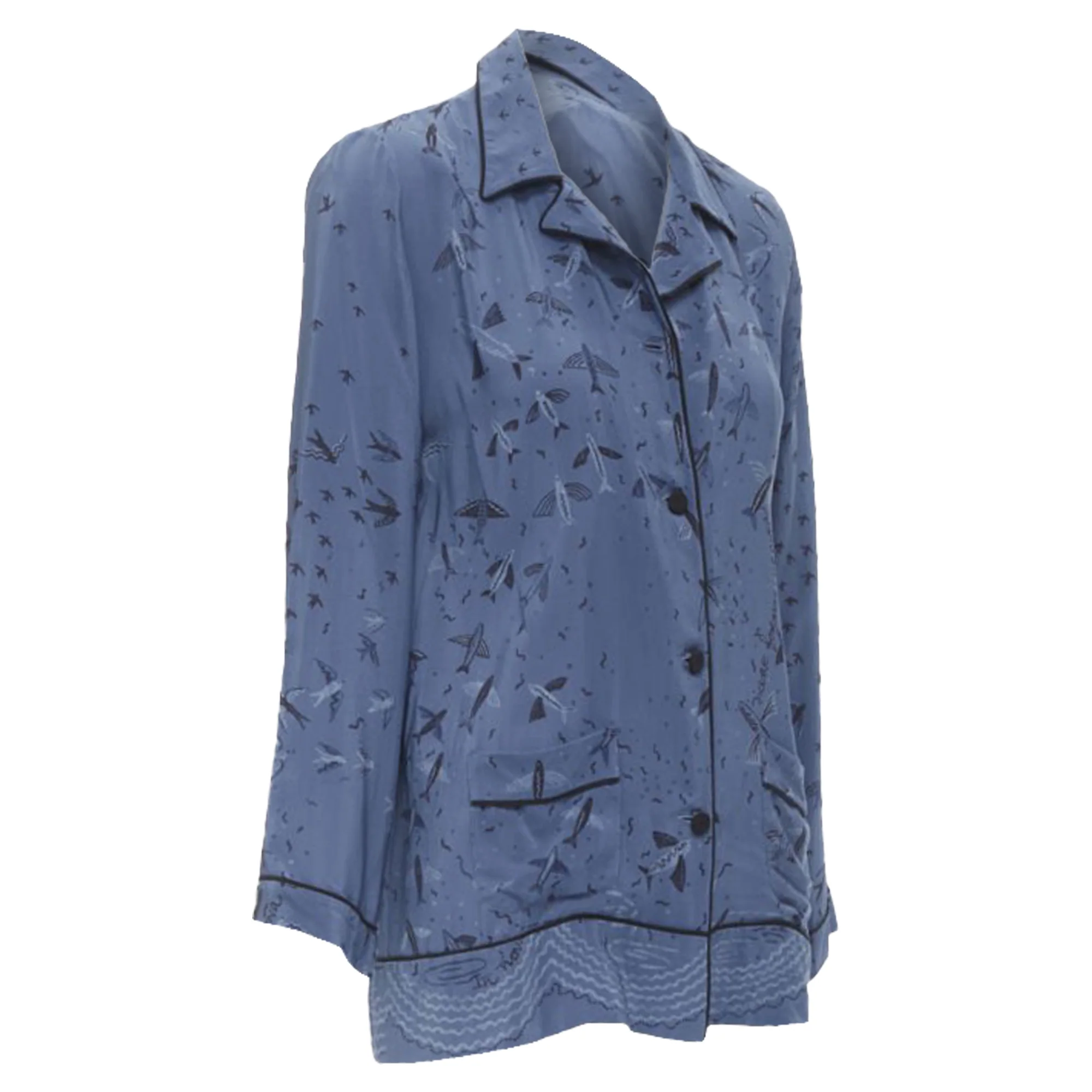 Women's Valentino Garavani Garden of Early Des silk shirt - Image 3