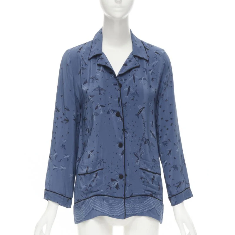 Women's Valentino Garavani Garden of Early Des silk shirt - Image 7