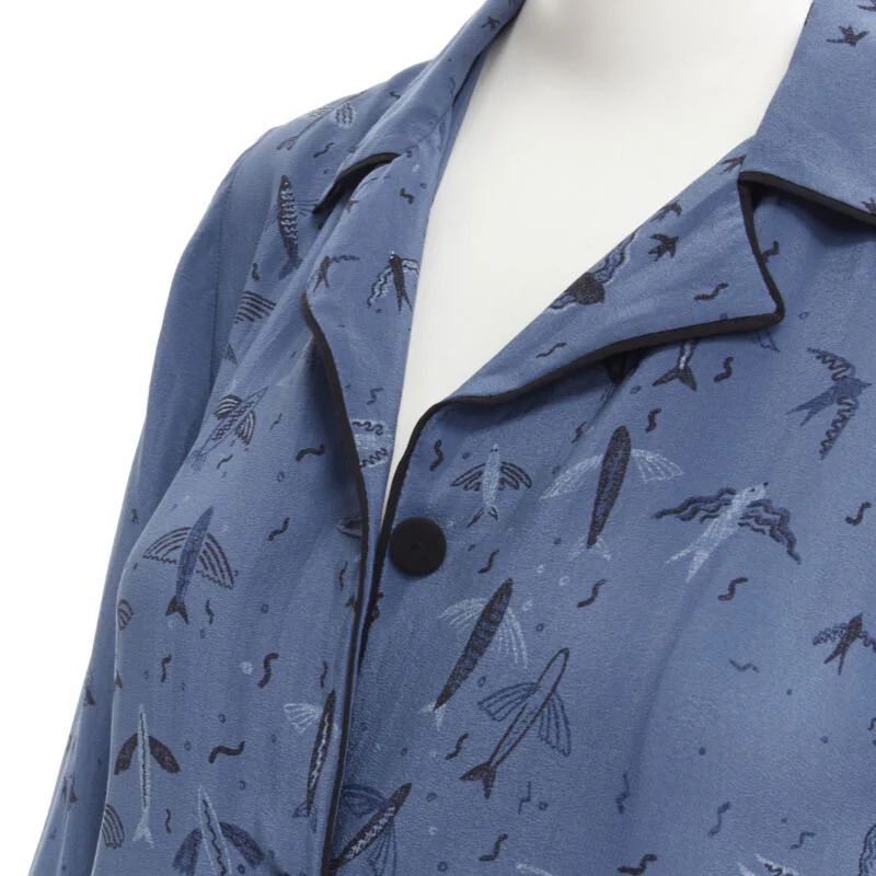 Women's Valentino Garavani Garden of Early Des silk shirt - Image 8