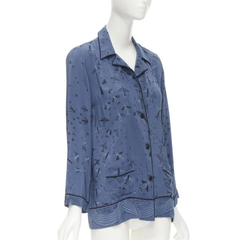 Women's Valentino Garavani Garden of Early Des silk shirt - Image 9