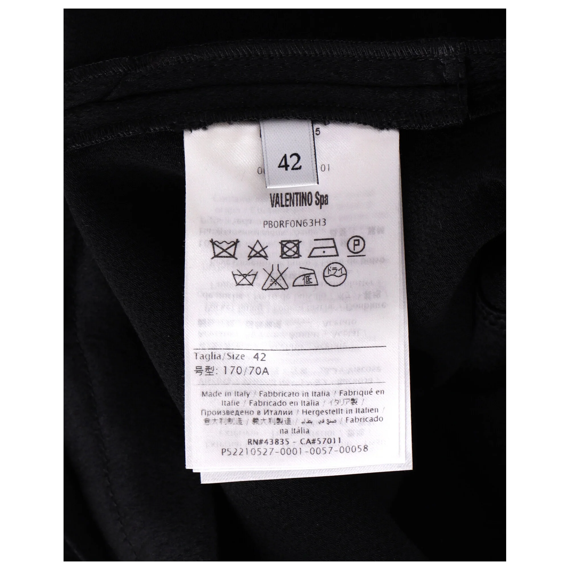 Women's Valentino Garavani Paperbag Shorts in Black Viscose - Image 5