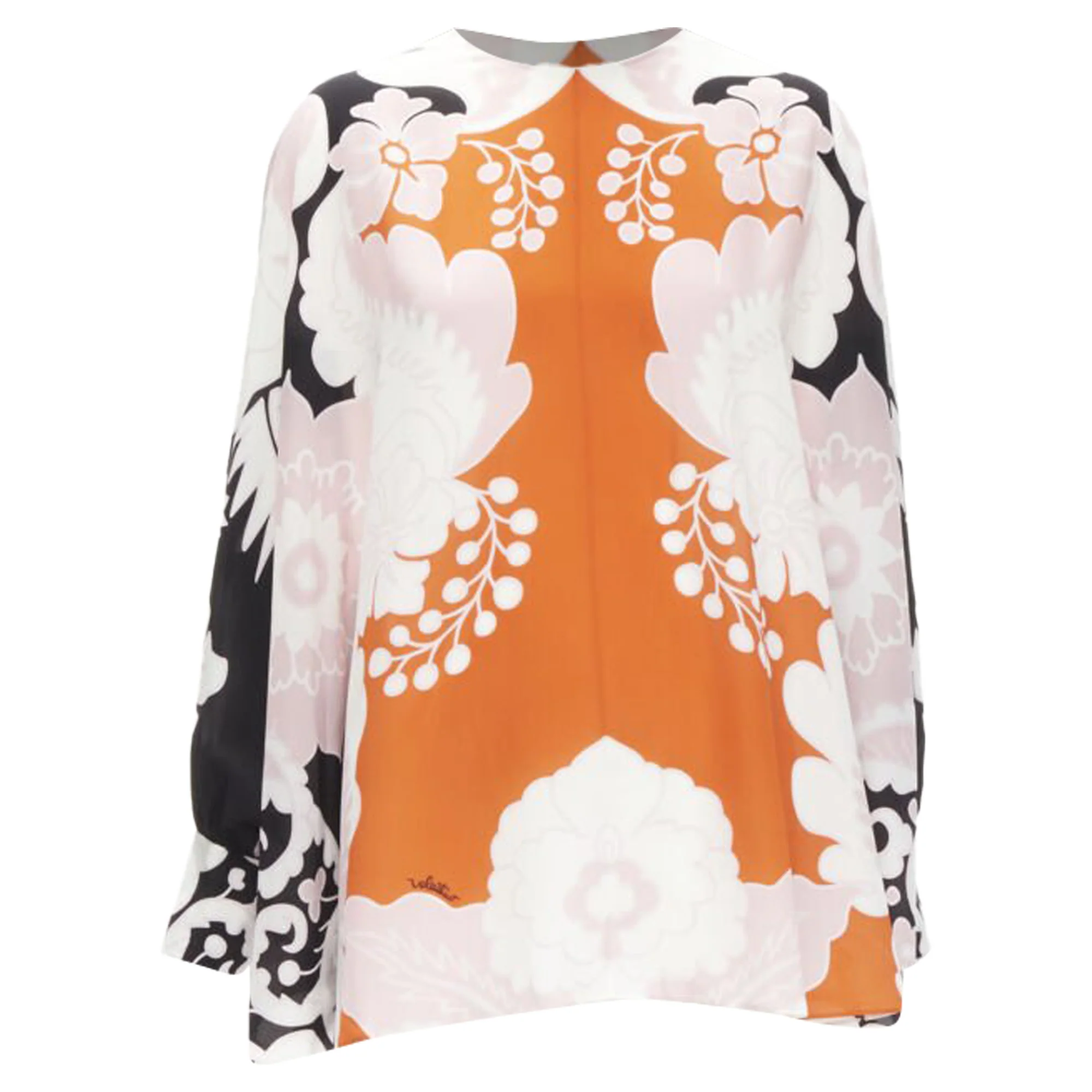 Women's Valentino Garavani silk floral print blouse shirt